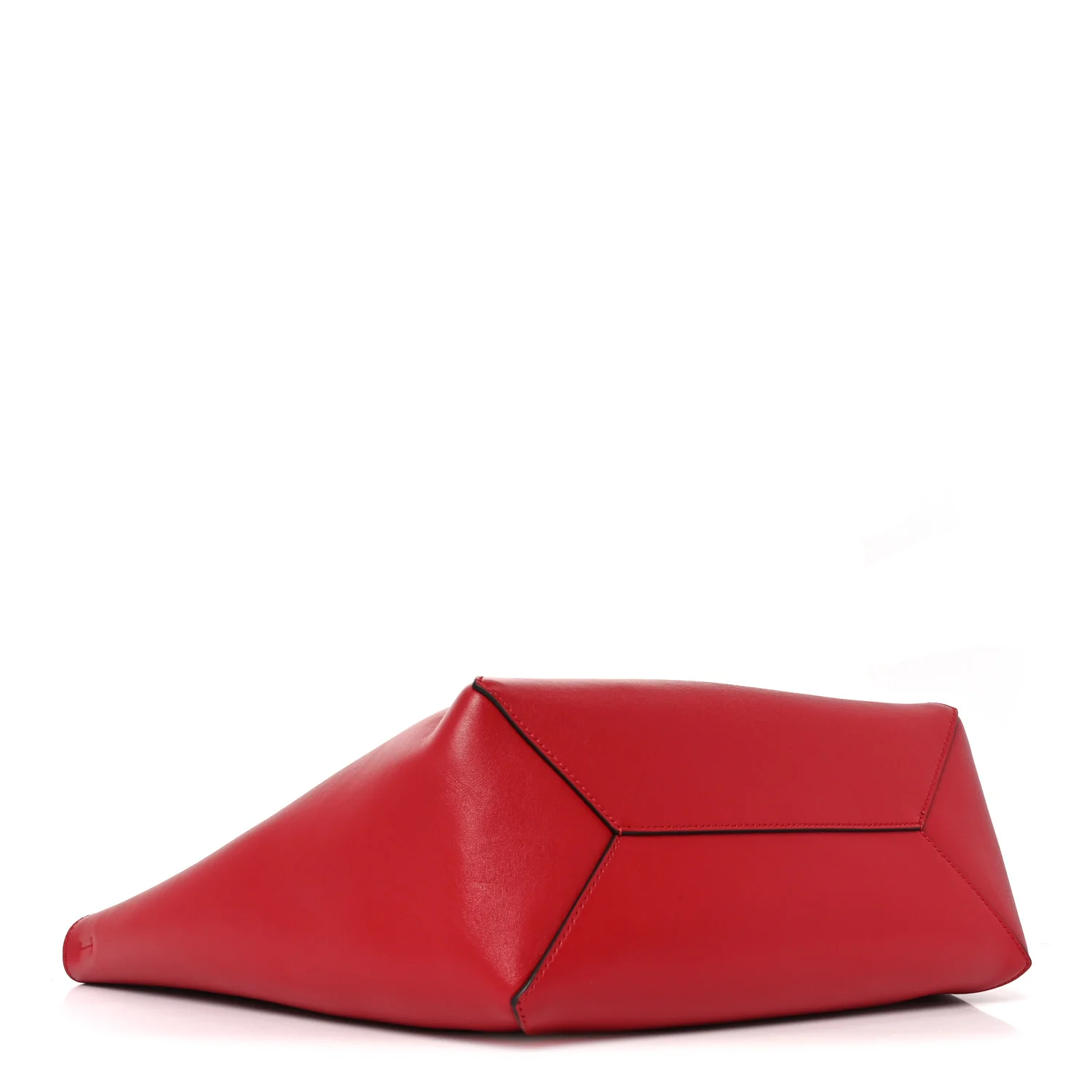 Calfskin Medium Diamond Tote Red - Image 4