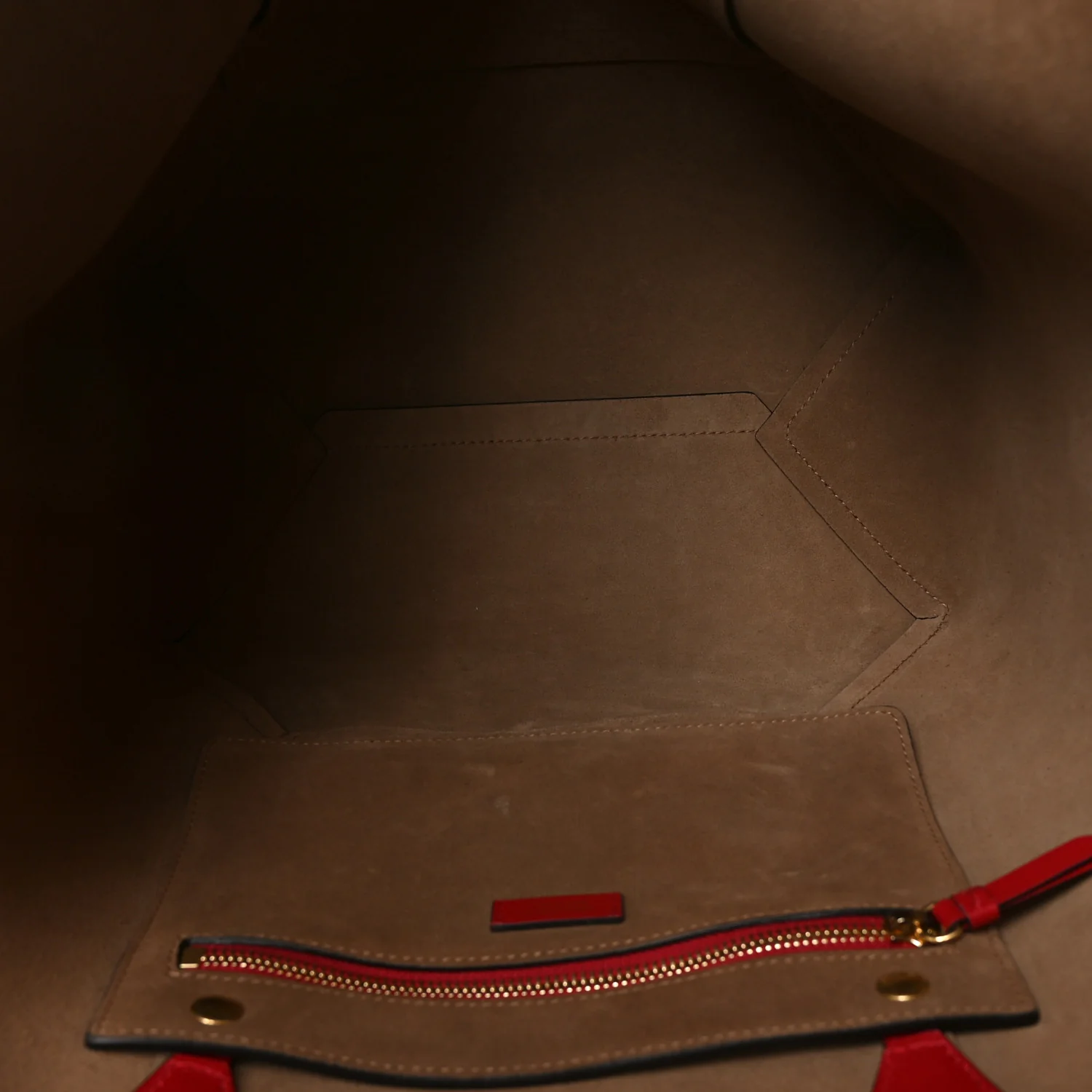 Calfskin Medium Diamond Tote Red - Image 5