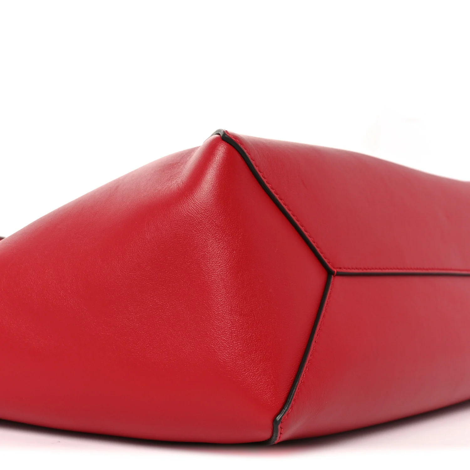 Calfskin Medium Diamond Tote Red - Image 8