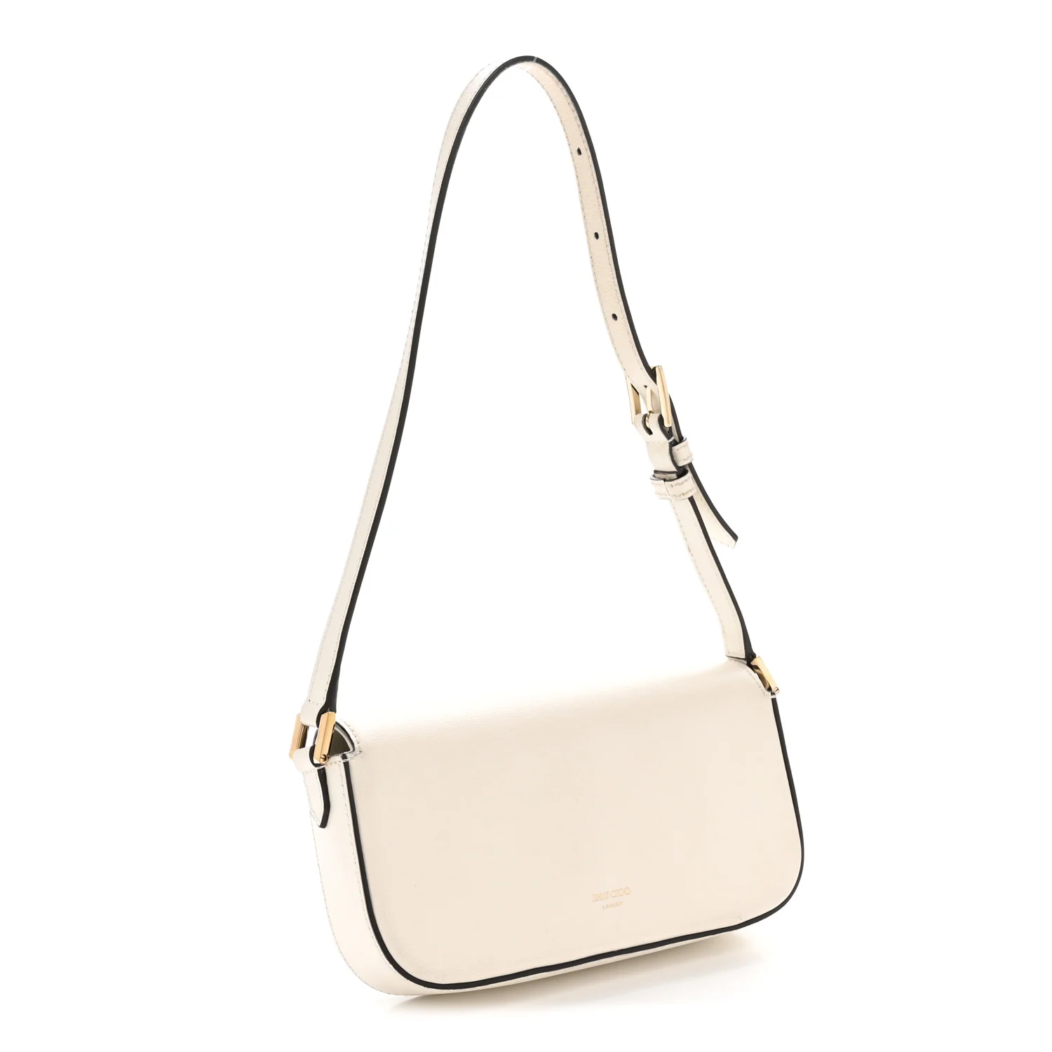 Calfskin Mini Avenue Shoulder Bag White - Image 3