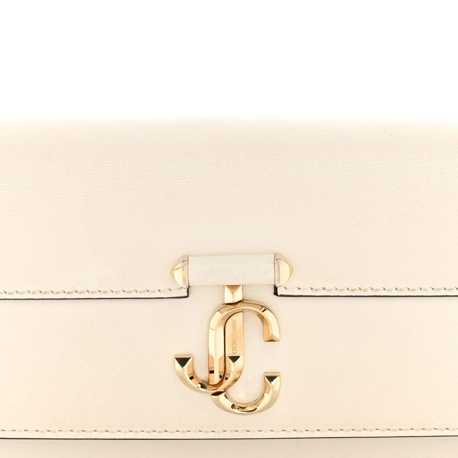 Calfskin Mini Avenue Shoulder Bag White - Image 7