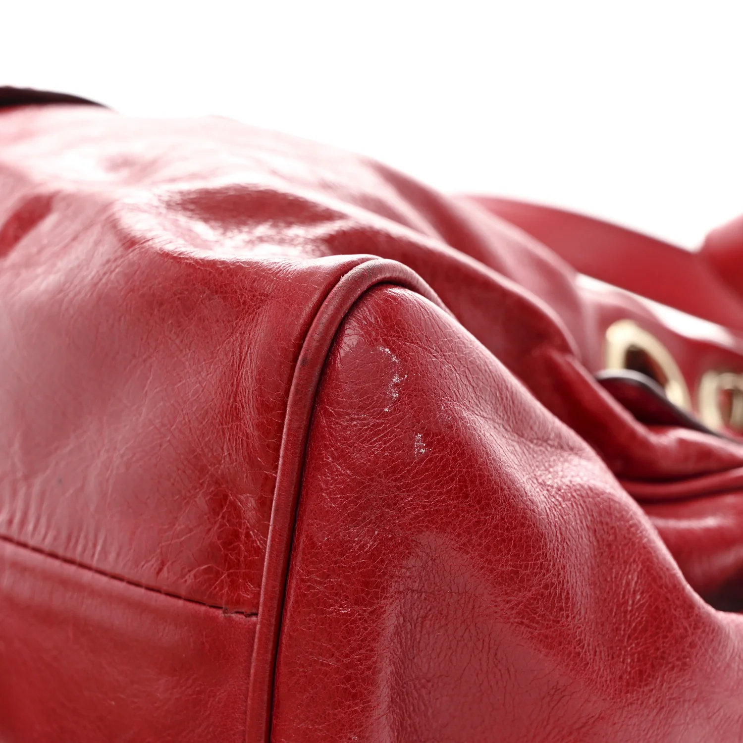 Calfskin Ramona Tote Red - Image 10