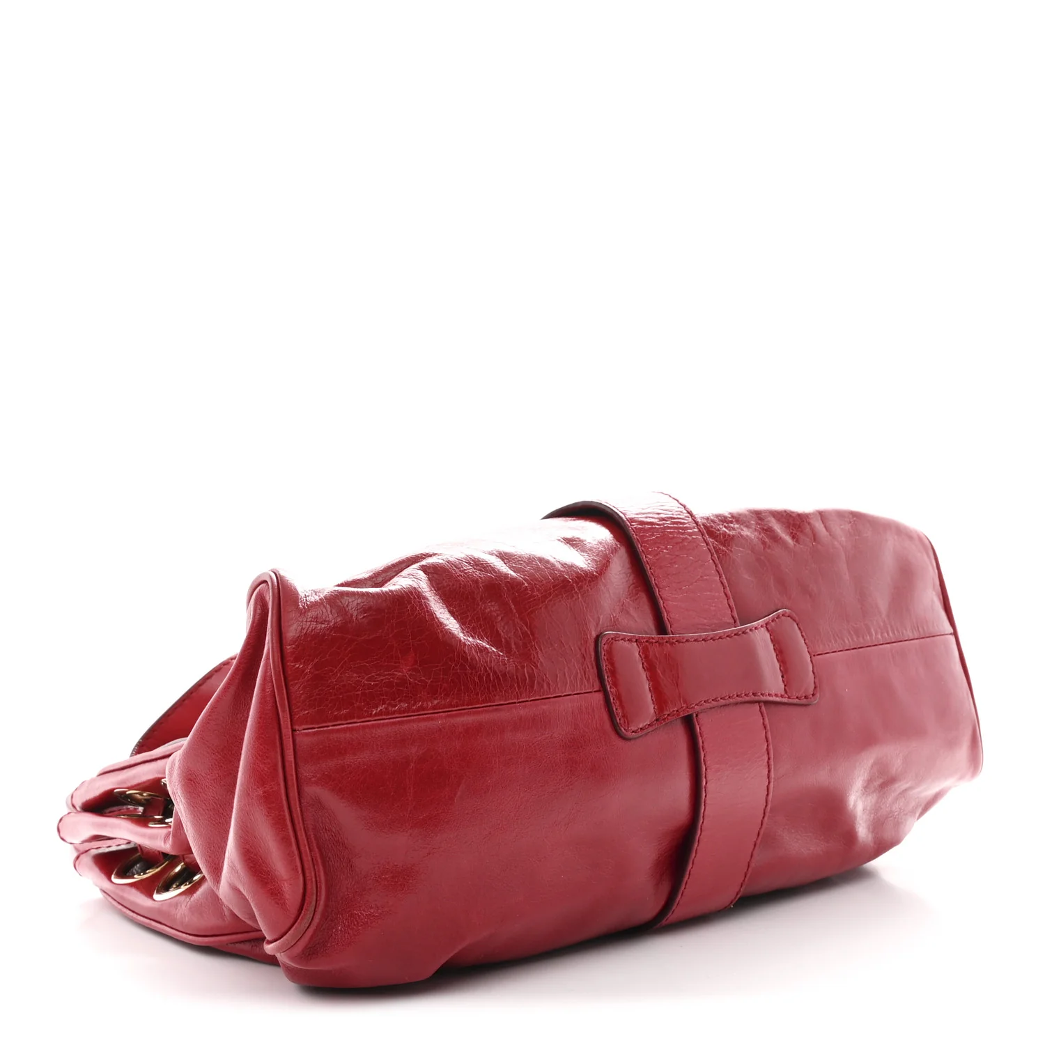 Calfskin Ramona Tote Red - Image 4