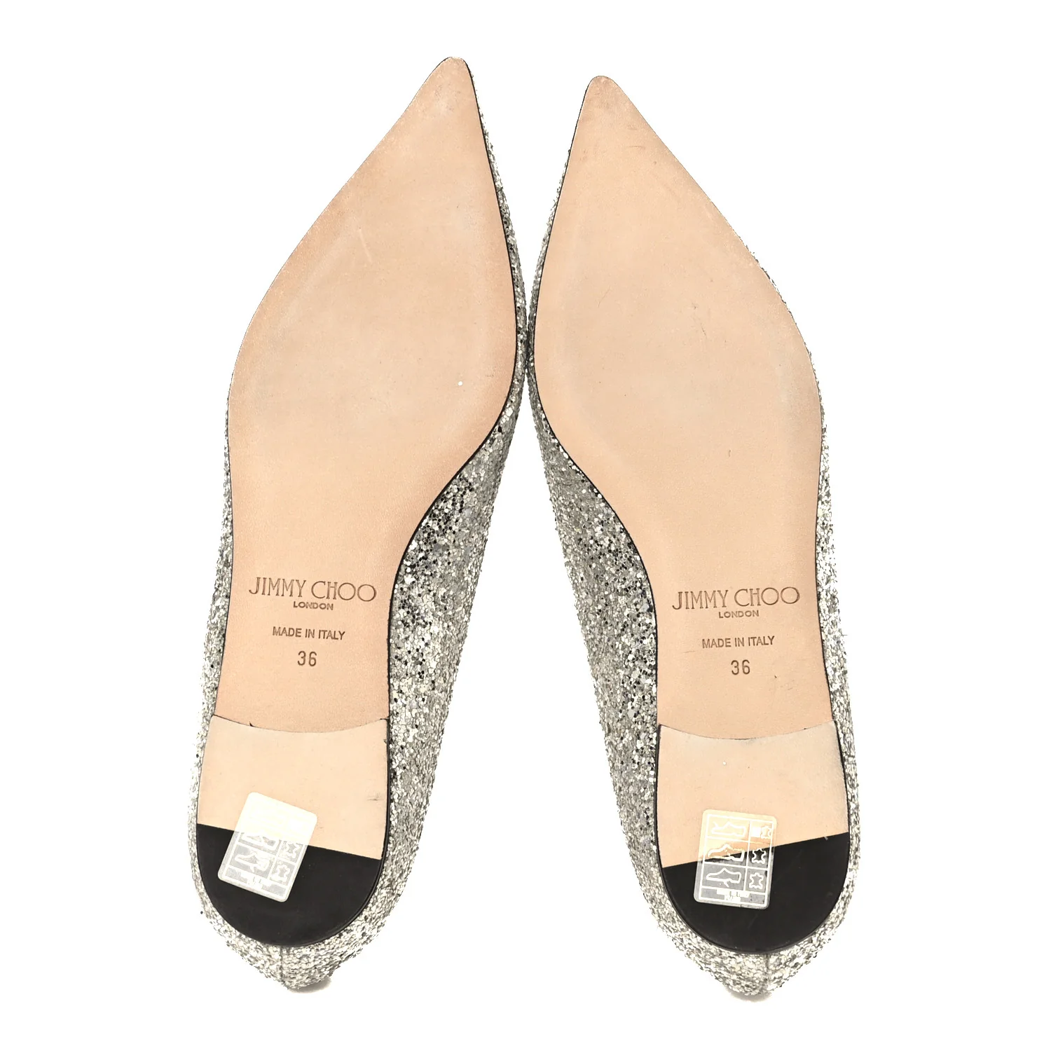 Galaxy Glitter Mesh Love Flats 36 Silver Sparks - Image 6