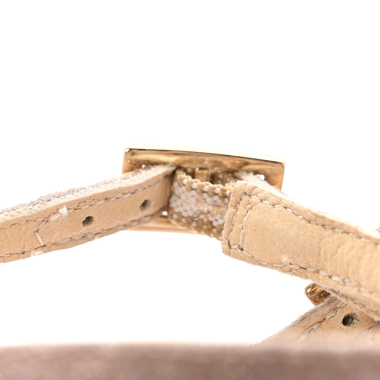 Glitter Lang Sandals 37.5 Ballet Pink - Image 22