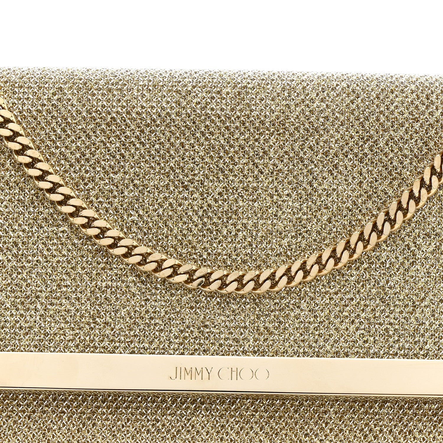 Glitter Milla Wallet on Chain Gold - Image 8