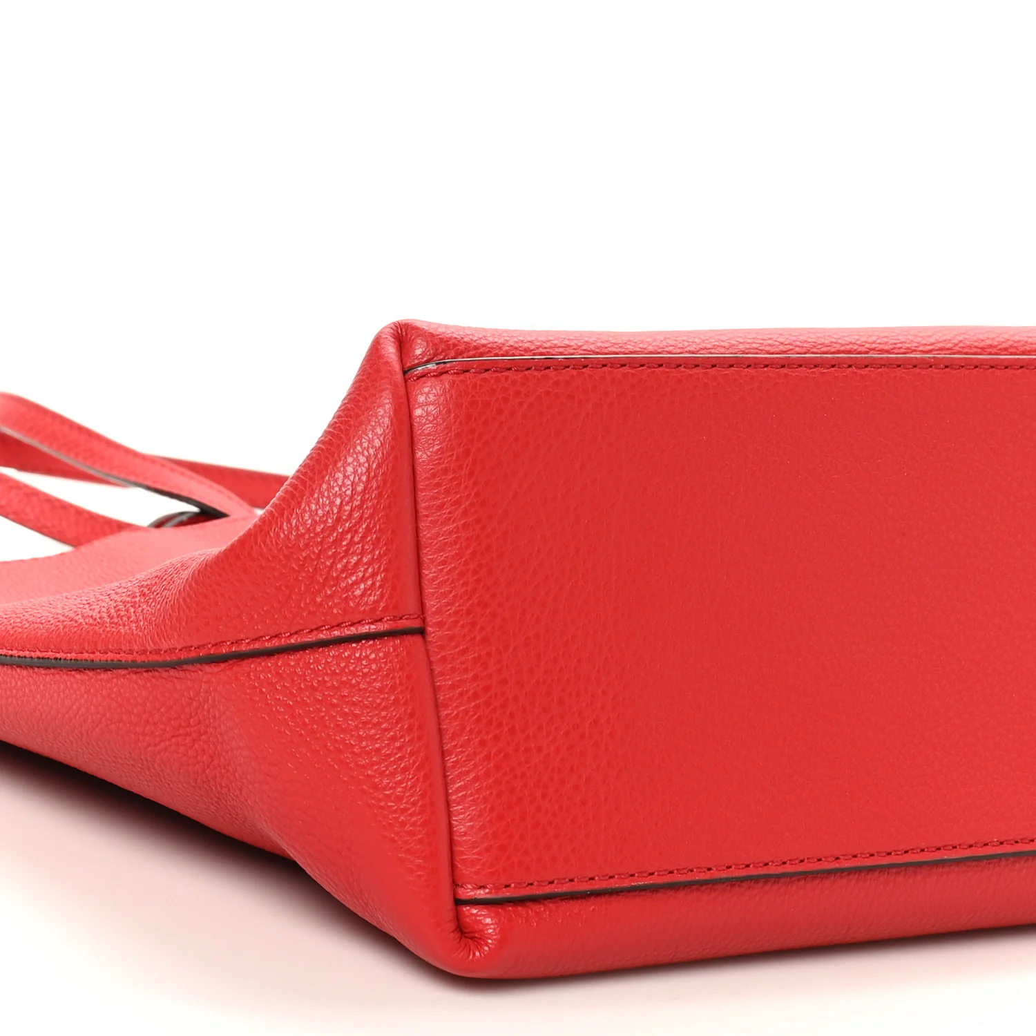 Grainy Calfskin Nine2Five East West Tote Red - Image 10