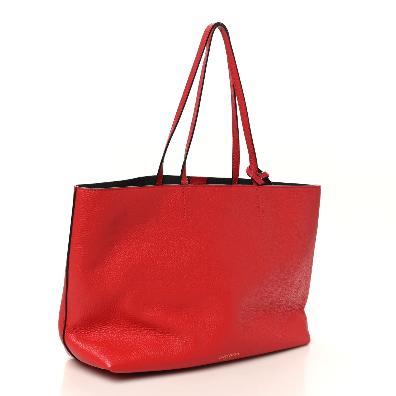 Grainy Calfskin Nine2Five East West Tote Red - Image 4