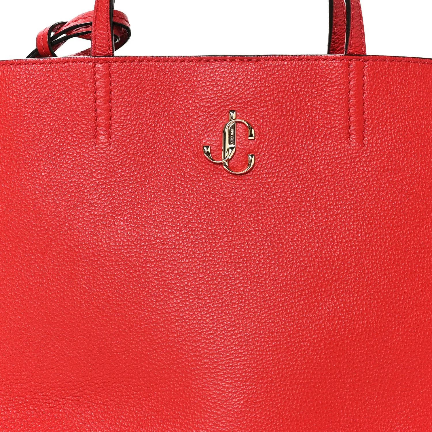 Grainy Calfskin Nine2Five East West Tote Red - Image 9