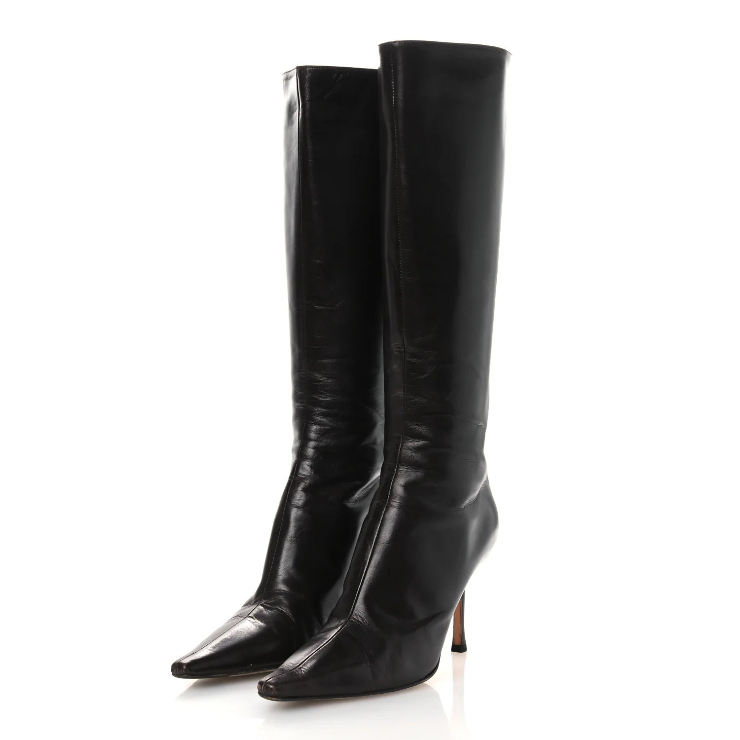 Kid Zip 85 Knee Boots 39 Coffee - Image 4