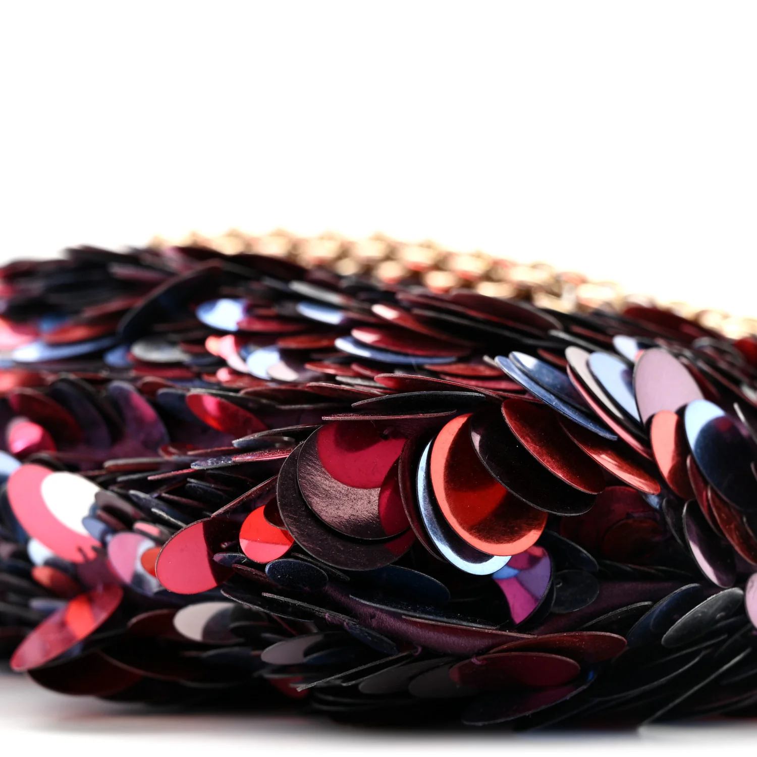 Maxi Sequin Embroidery Callie Bag Raspberry Mix - Image 11