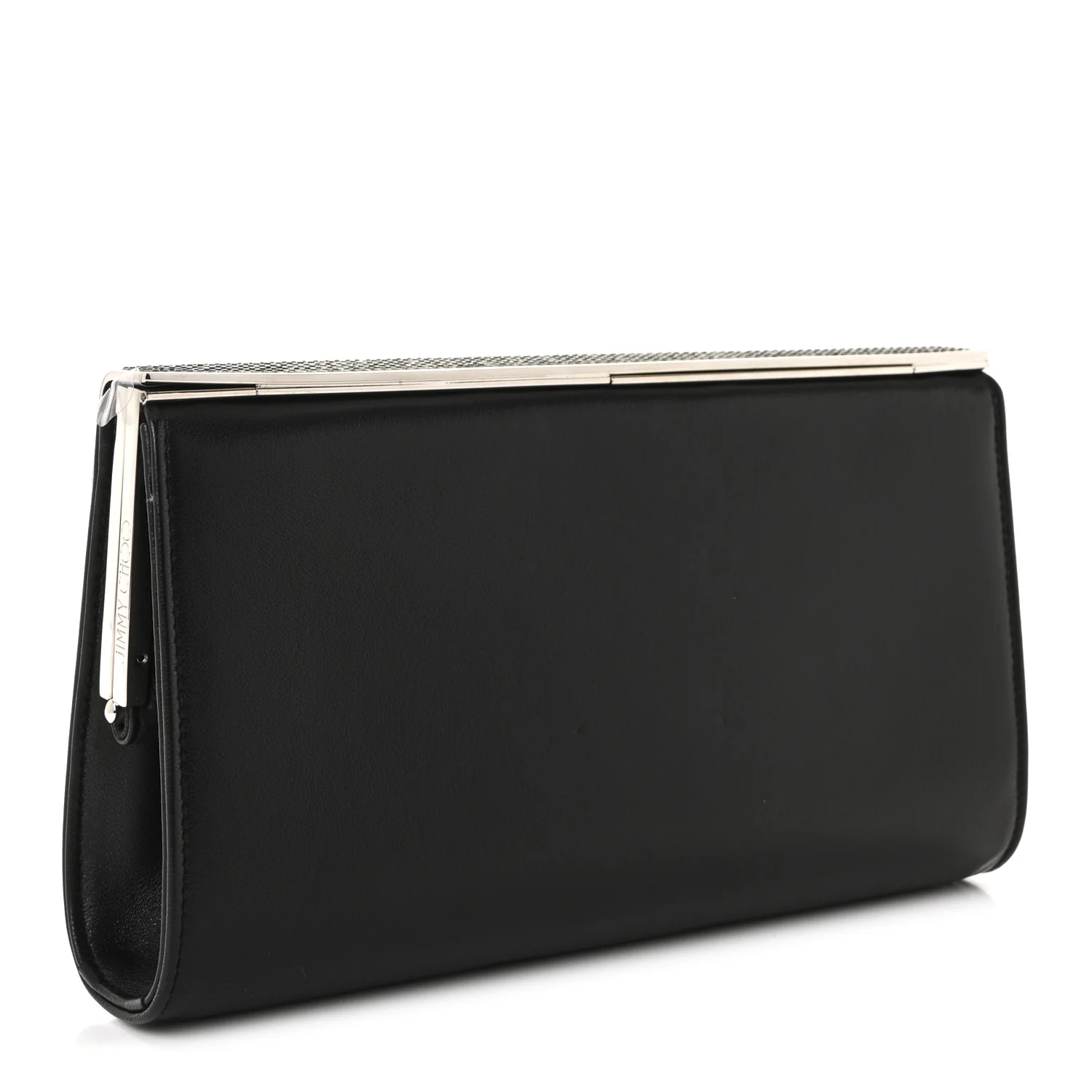 Nappa Hotfix Crystal Cayla Clutch Black - Image 3