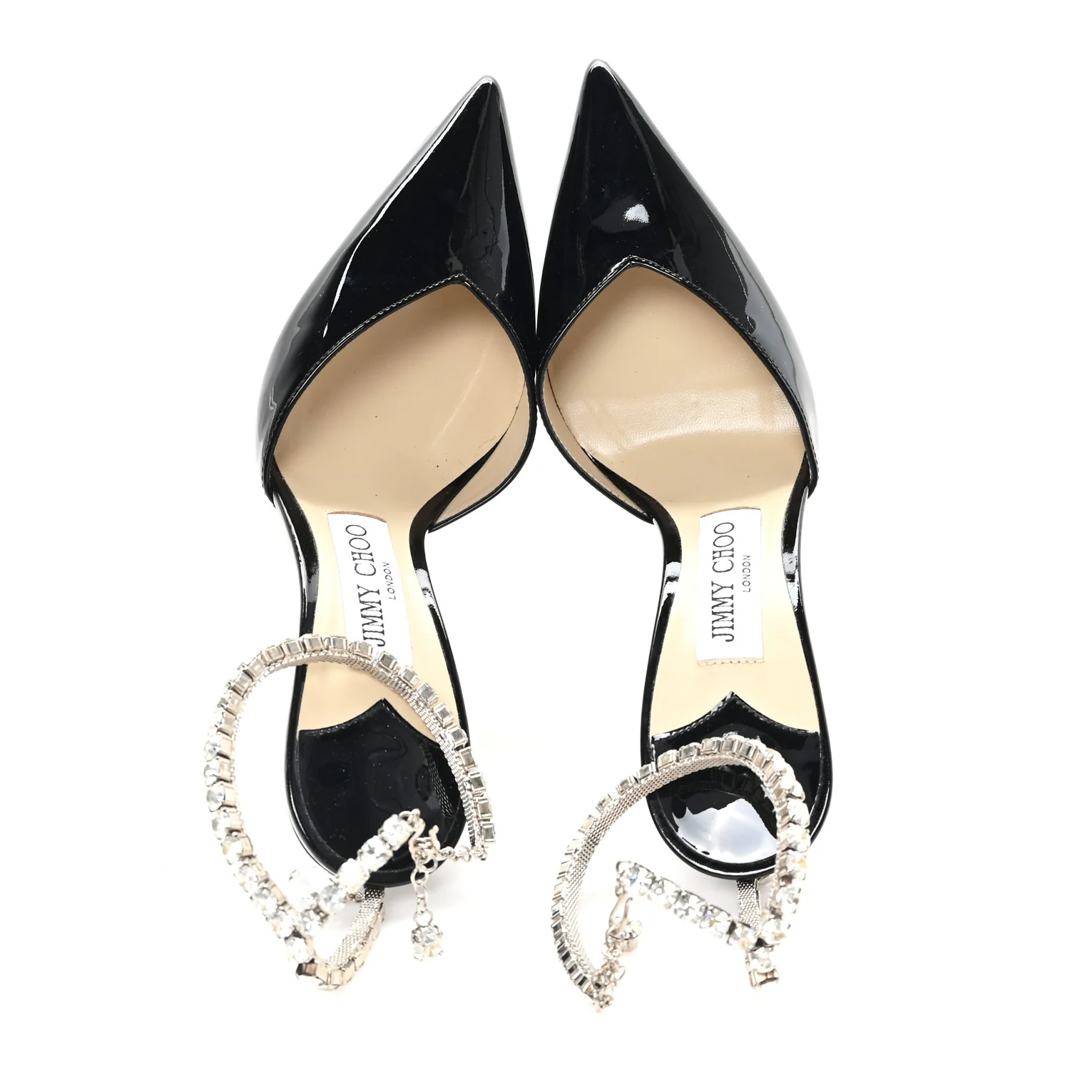 Patent Crystal Saeda 100 Pumps 36 Black - Image 2