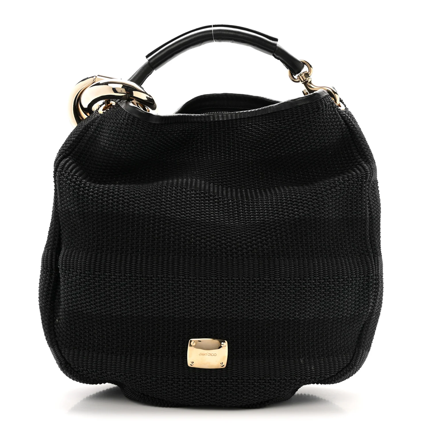Raffia Large Sky Hobo Black