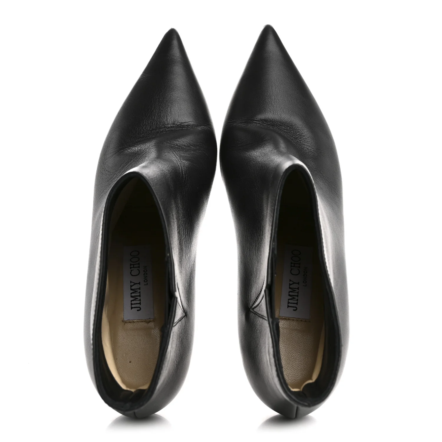 Smooth Calfskin Marinda 65 Ankle Booties 36.5 Black - Image 2