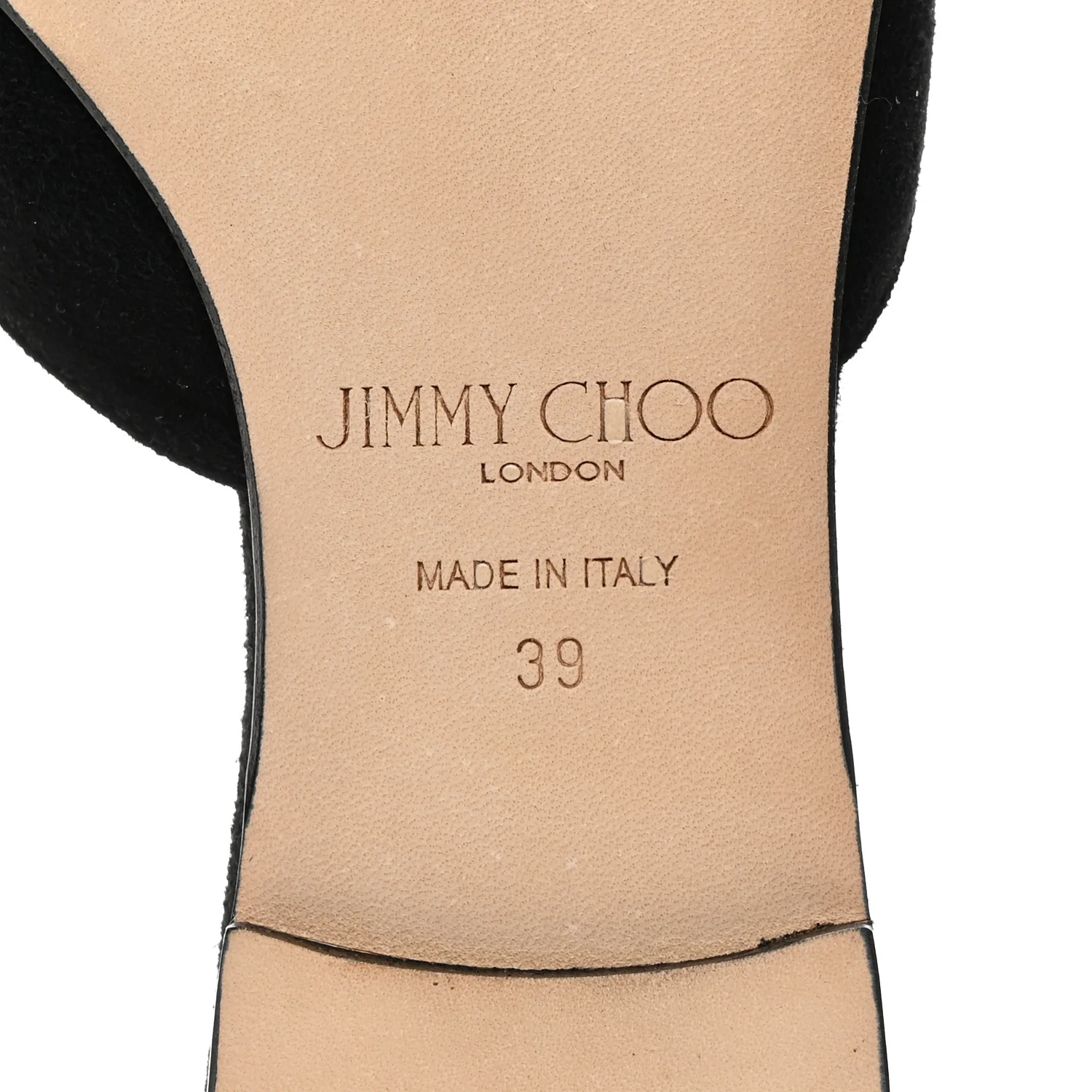 Suede Gretchen Logo Flat Mules 39 Black Chalk - Image 7