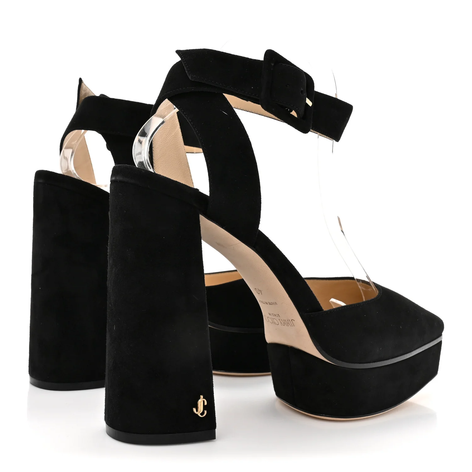 Suede Jinn 125 Pumps 40 Black - Image 5