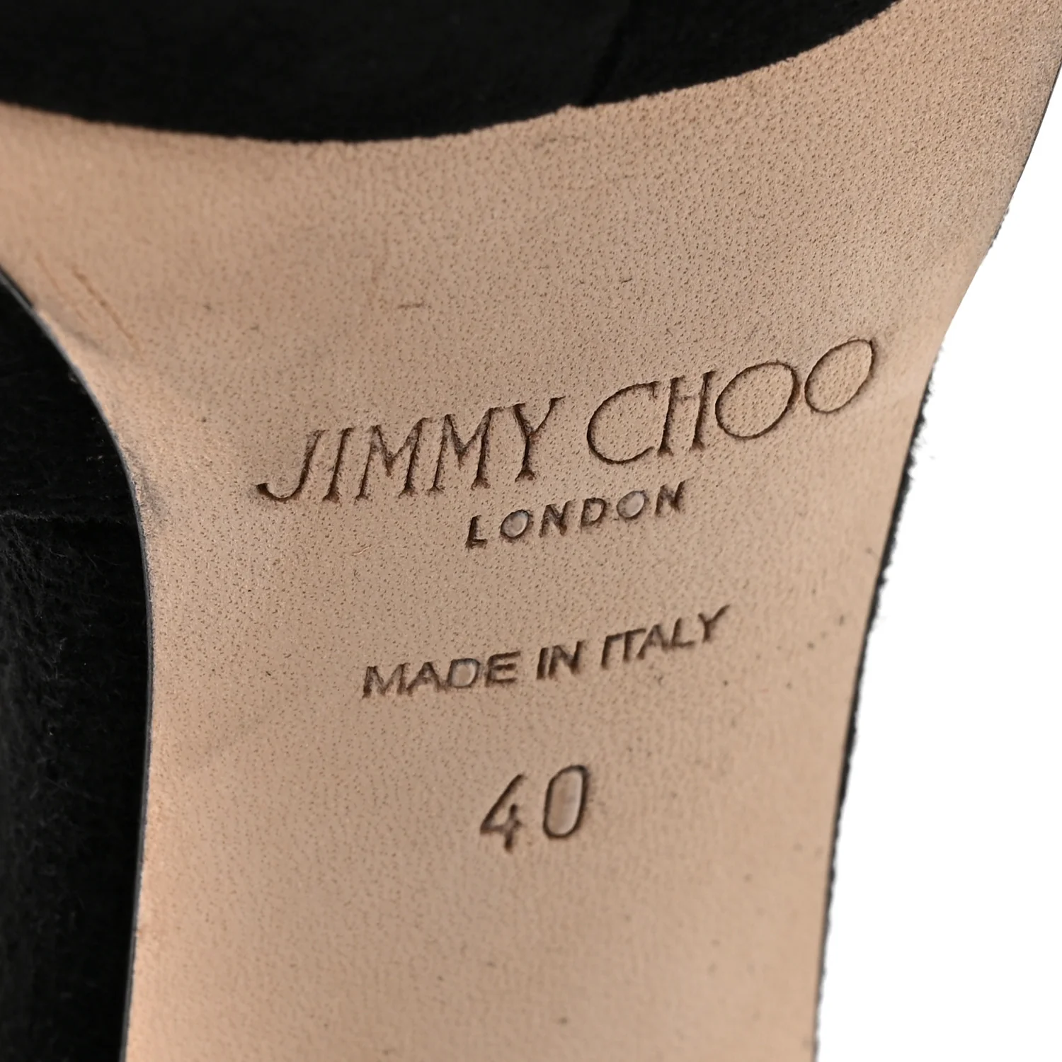 Suede Jinn 125 Pumps 40 Black - Image 7