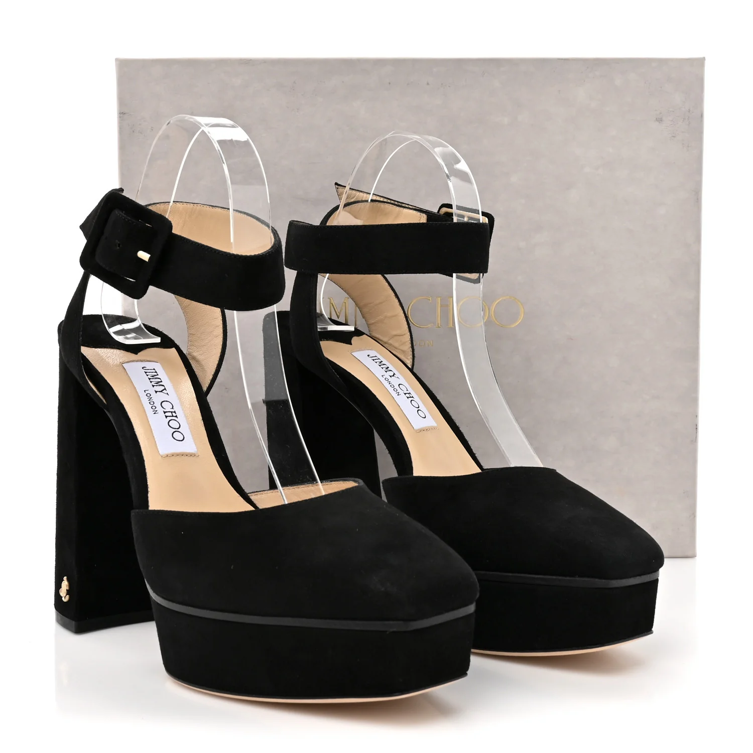 Suede Jinn 125 Pumps 40 Black - Image 8