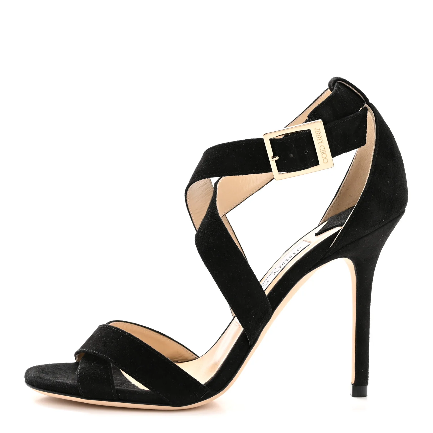 Suede Lottie Sandals 35.5 Black