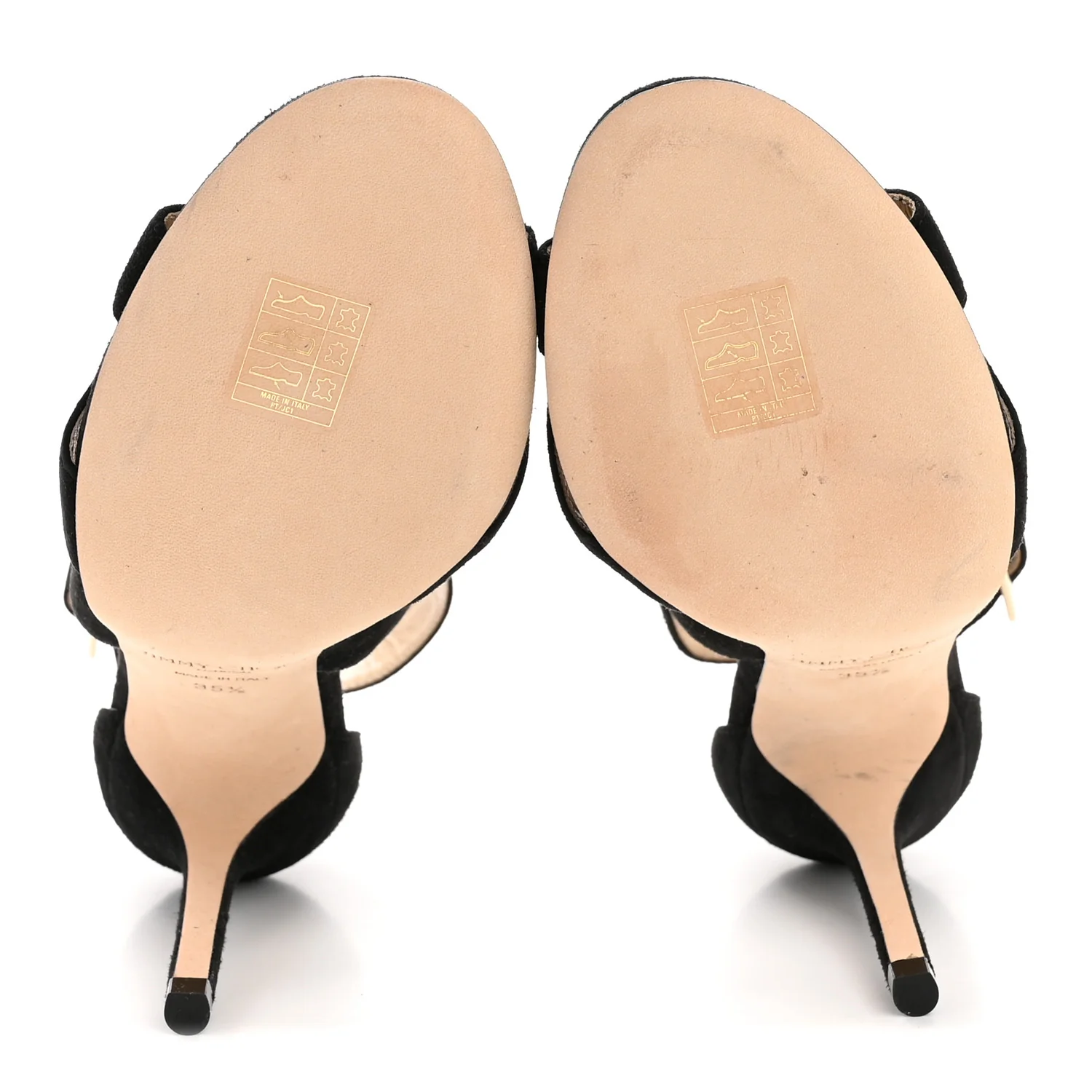 Suede Lottie Sandals 35.5 Black - Image 6