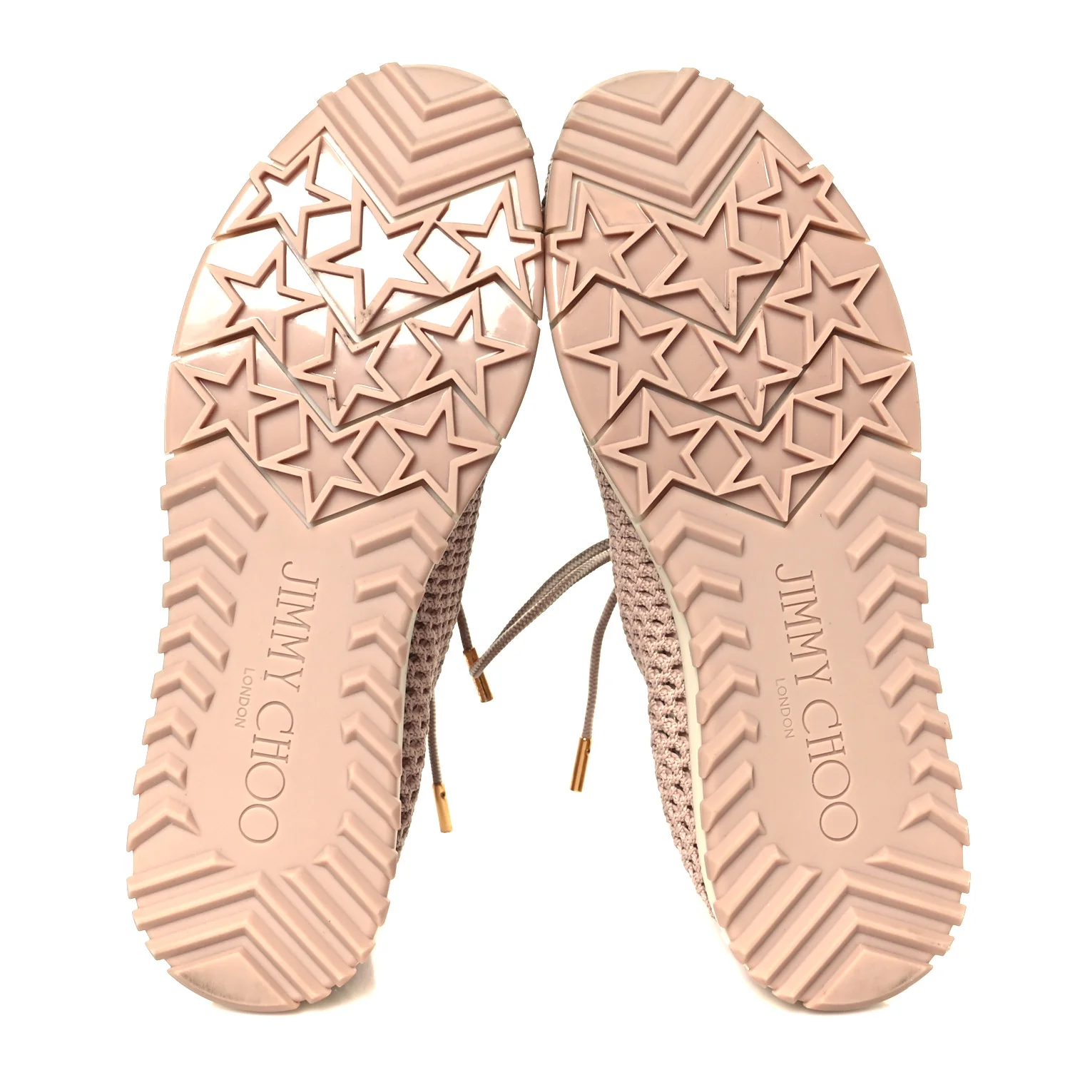 Veles Knit Pearly Lace Up Sneaker 38 Light Pink - Image 6