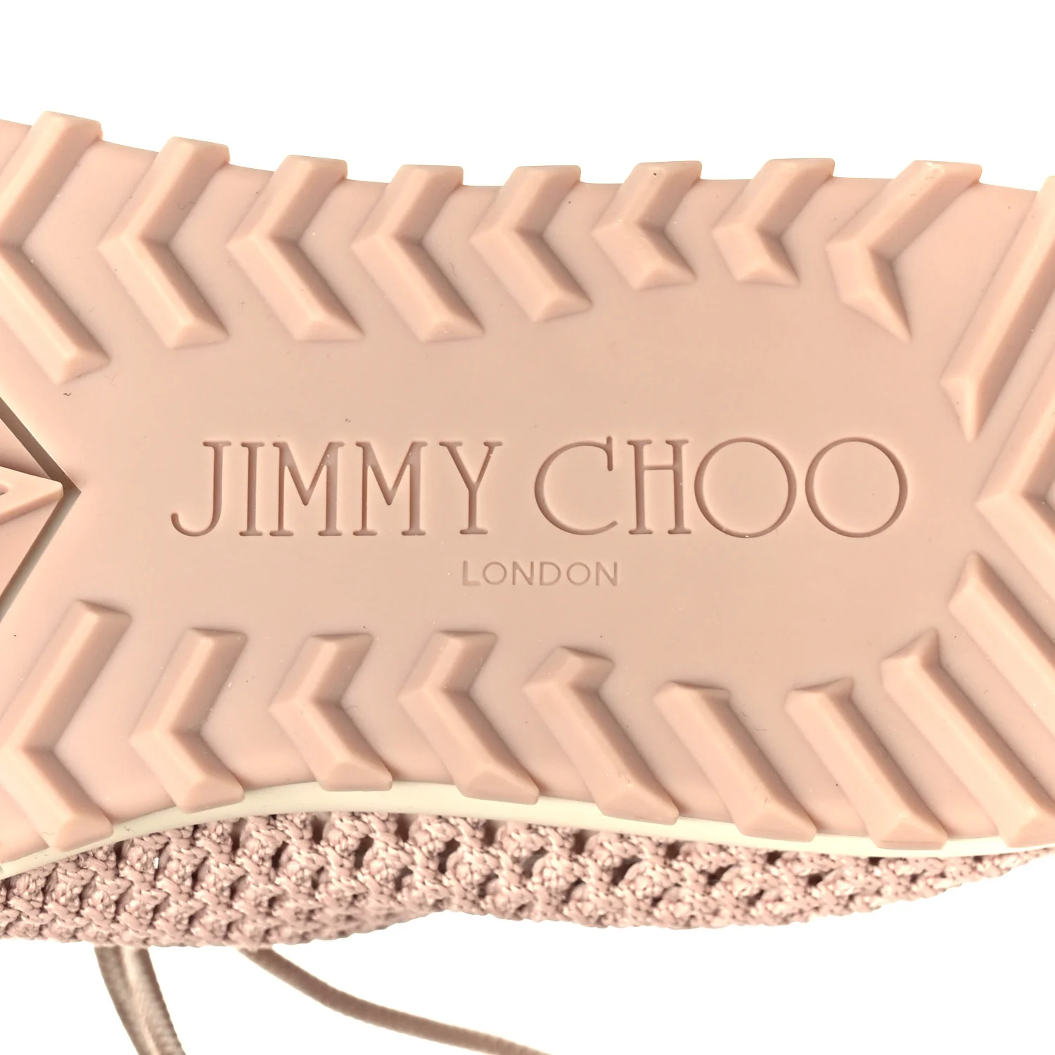 Veles Knit Pearly Lace Up Sneaker 38 Light Pink - Image 7