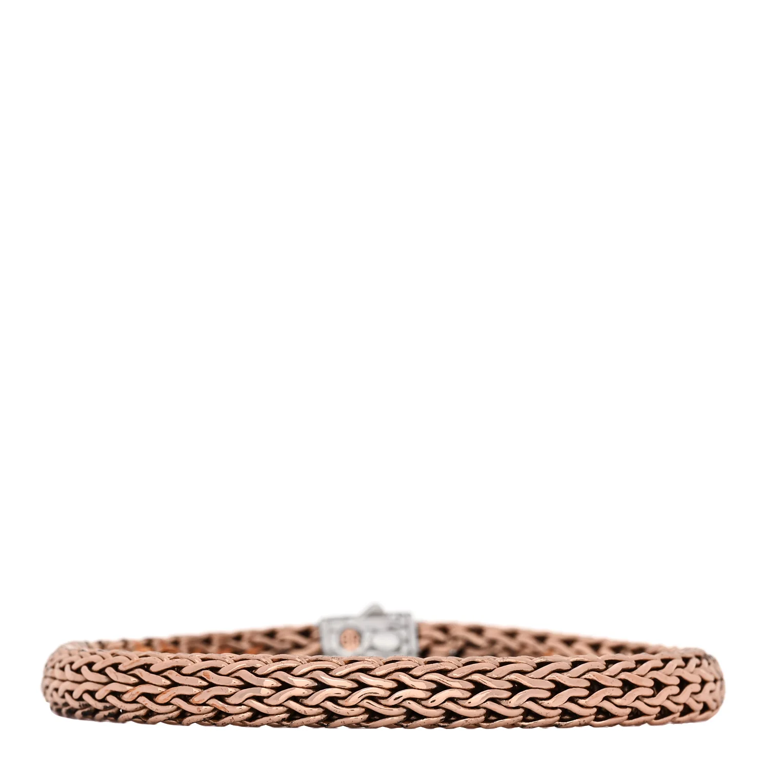 Sterling Silver Bronze 7.5mm Classic Chain Bracelet - Image 2