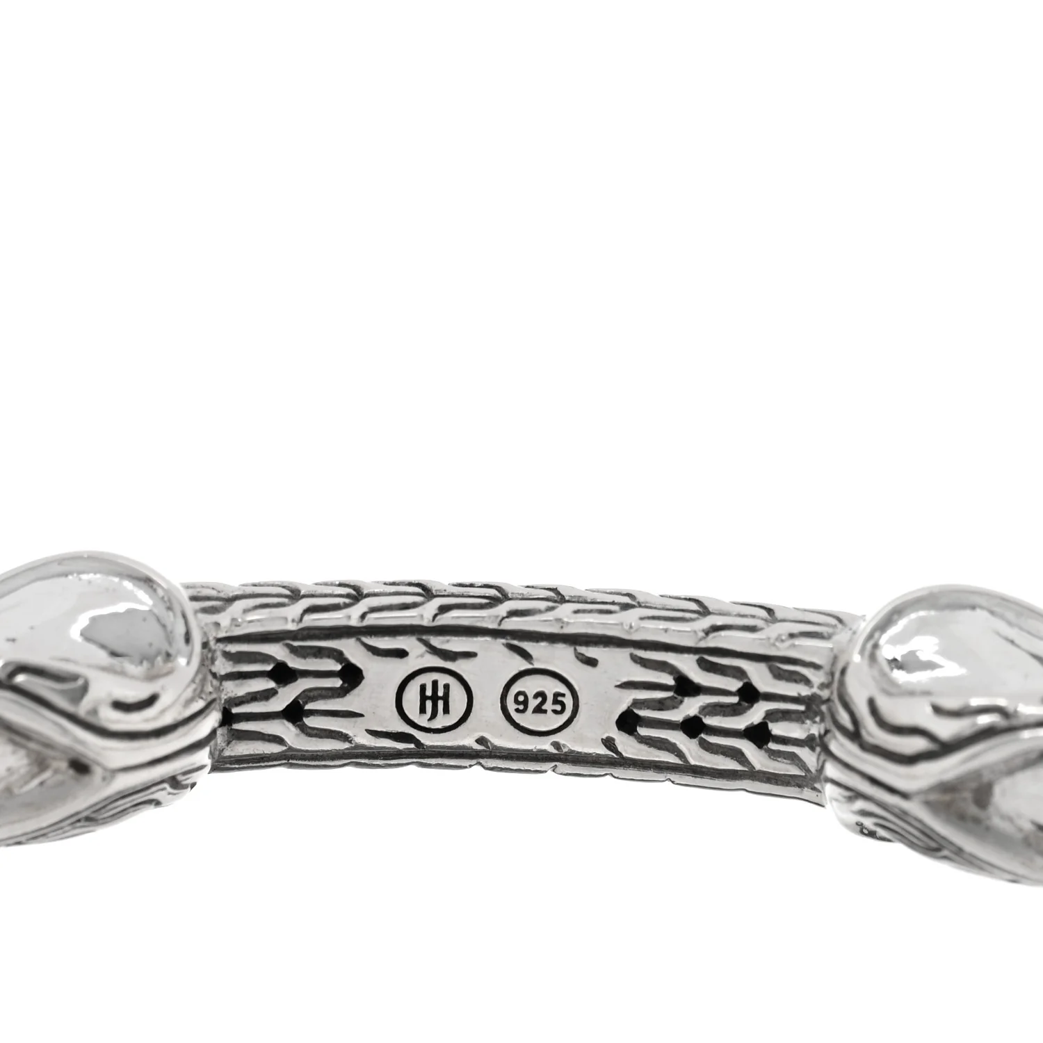 Sterling Silver Diamond Asli Classic Chain Link ID Bracelet - Image 3