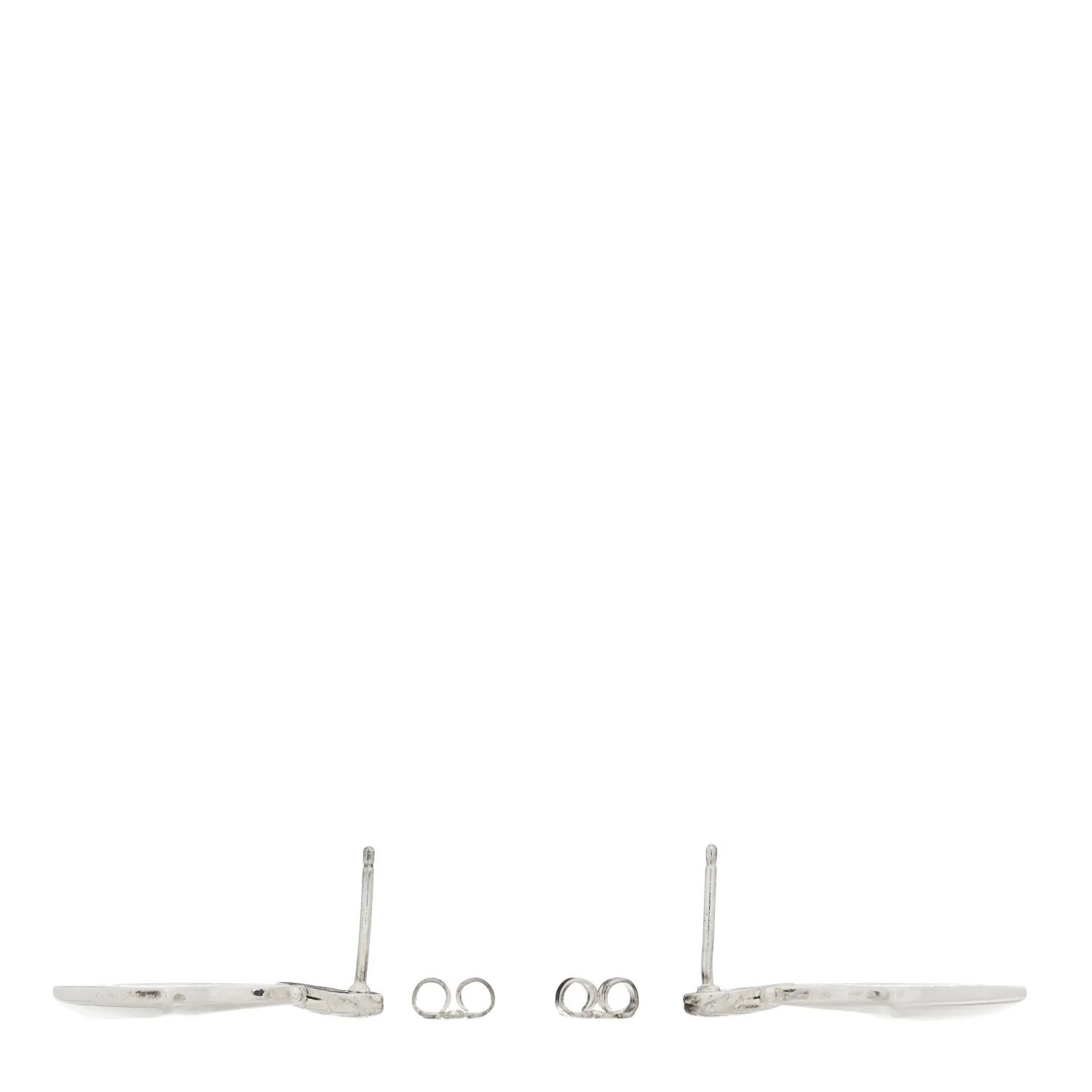 Sterling Silver Mamuli Drop Earrings - Image 3