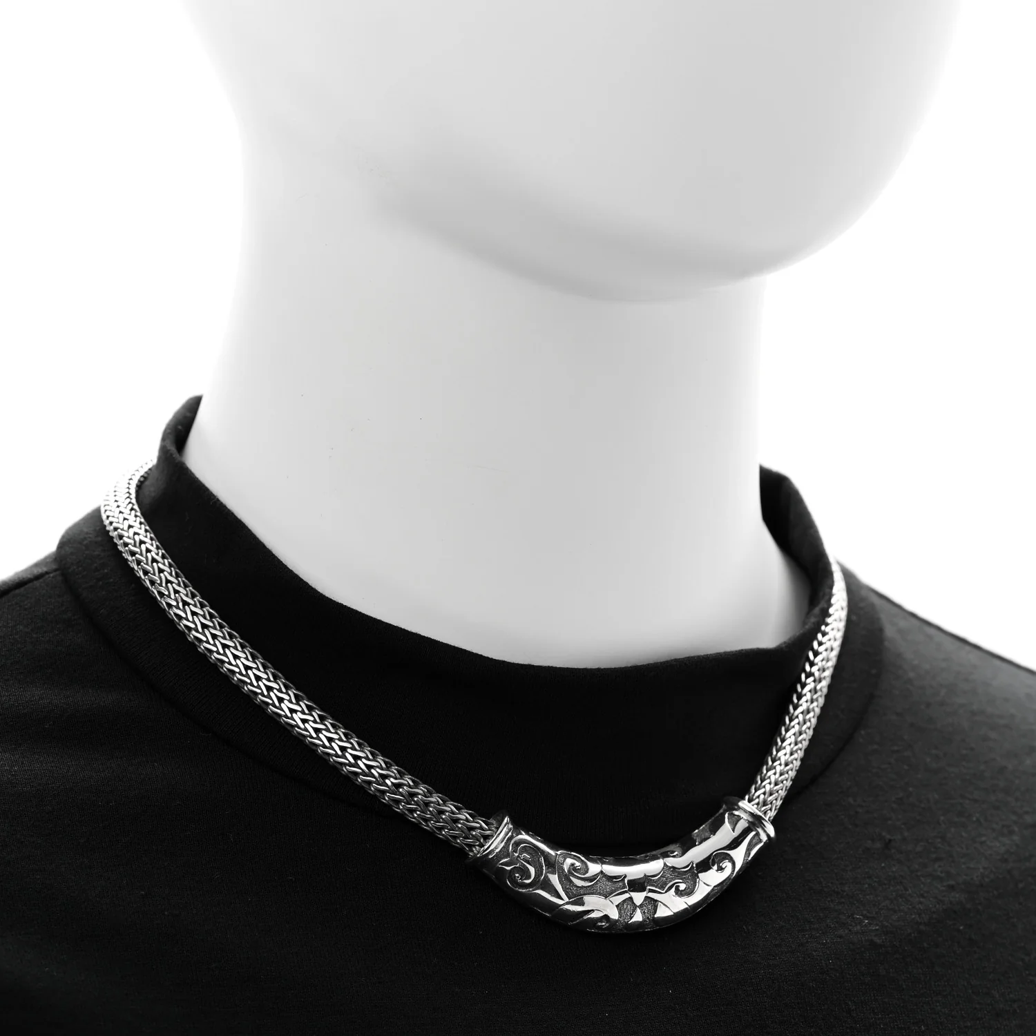 Sterling Silver Slide Pendant Necklace - Image 2