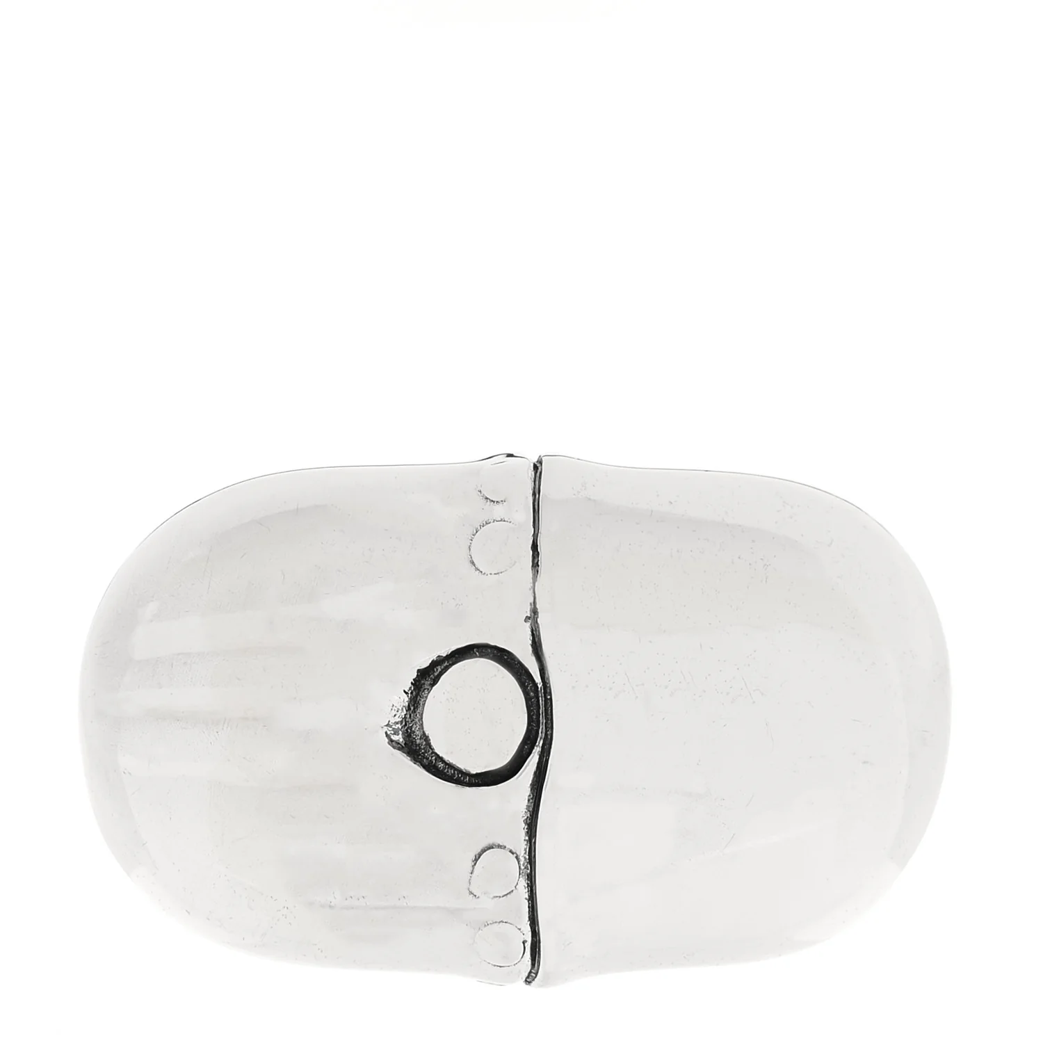 Sterling Silver Wide Bamboo Ring 54 7