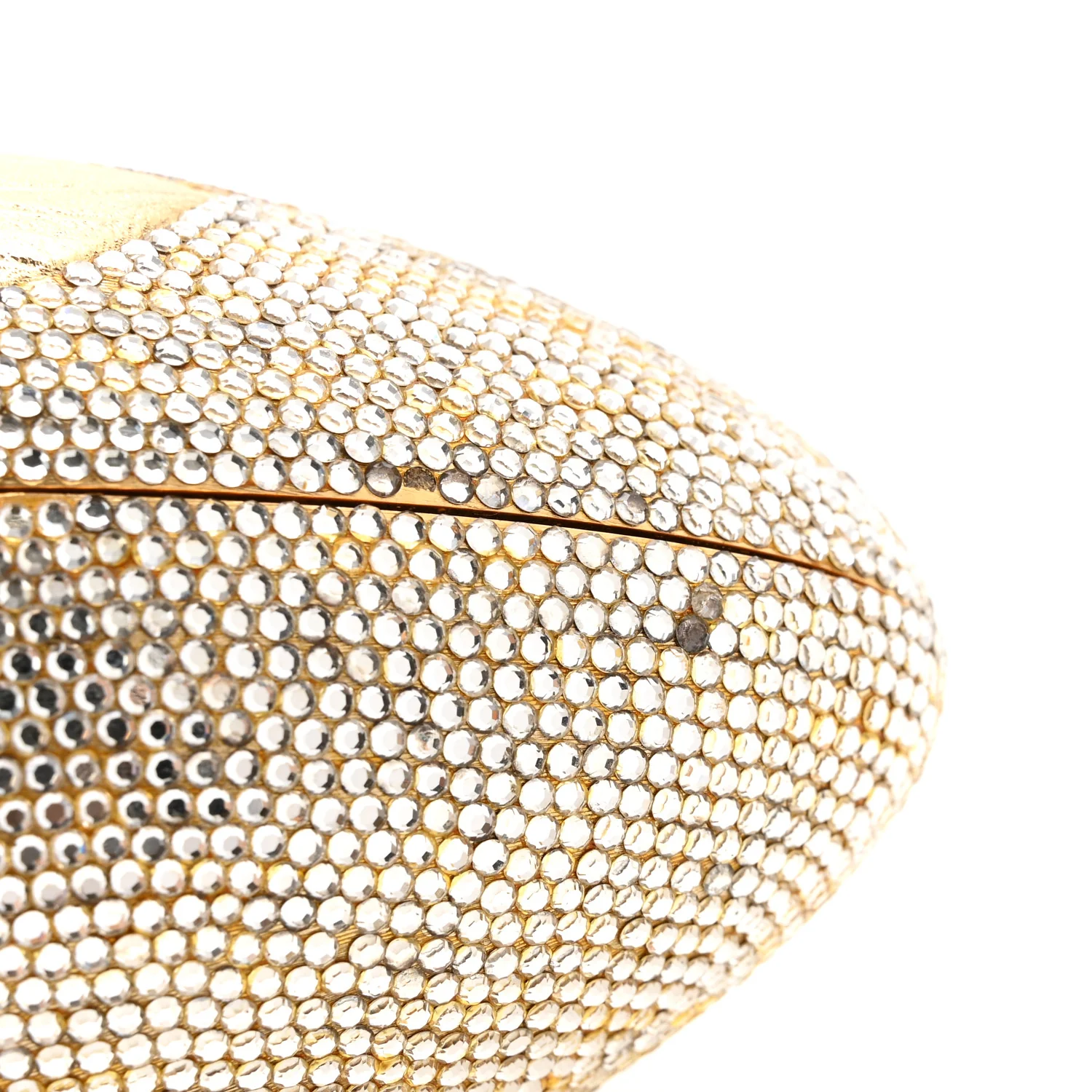 Crystal Egg Minaudiere Clutch Gold - Image 15
