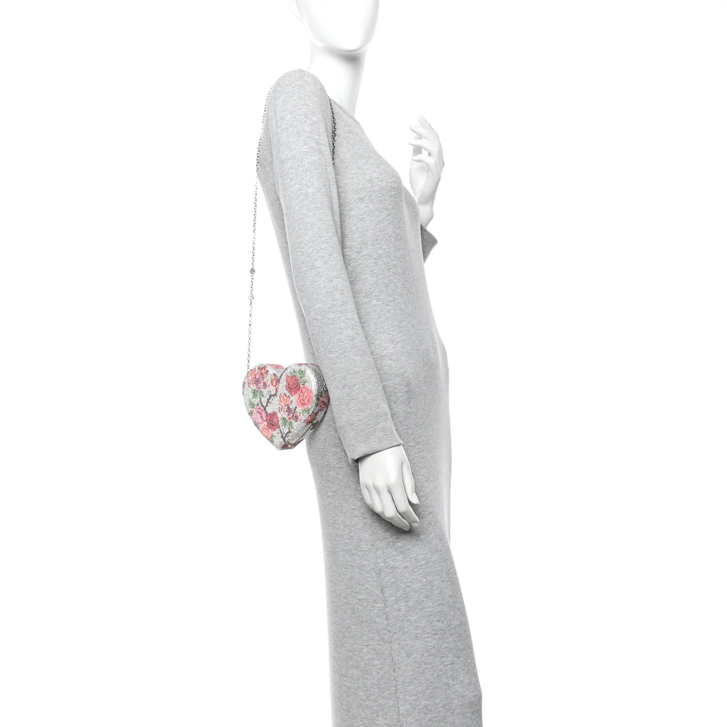 Crystal Heart Secret Garden Minaudiere Clutch Multicolor - Image 2