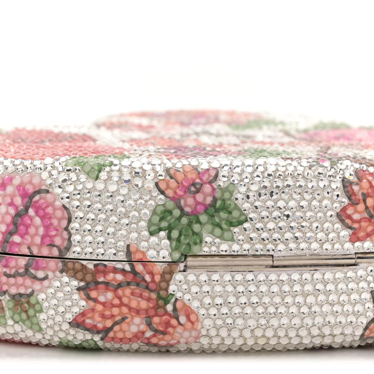 Crystal Heart Secret Garden Minaudiere Clutch Multicolor - Image 9