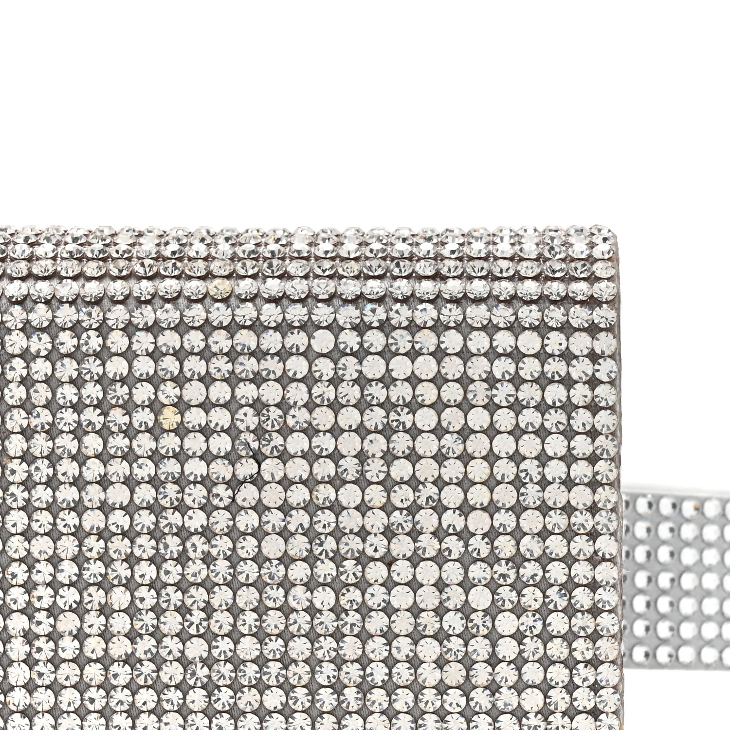 Swarovski Crystal Convertible Belt Bag Silver - Image 7