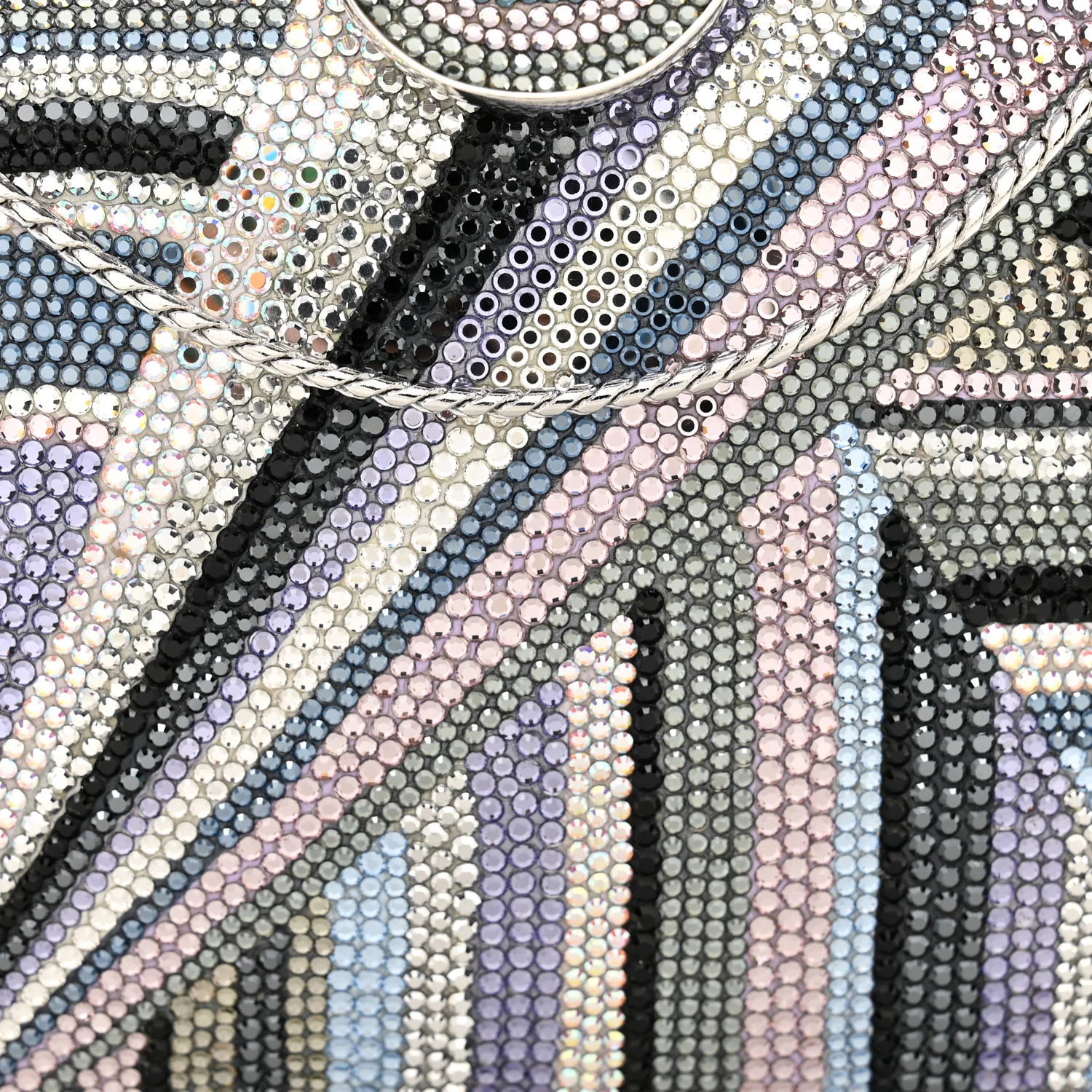 Swarovski Crystal Minaudiere Clutch Multicolor - Image 8