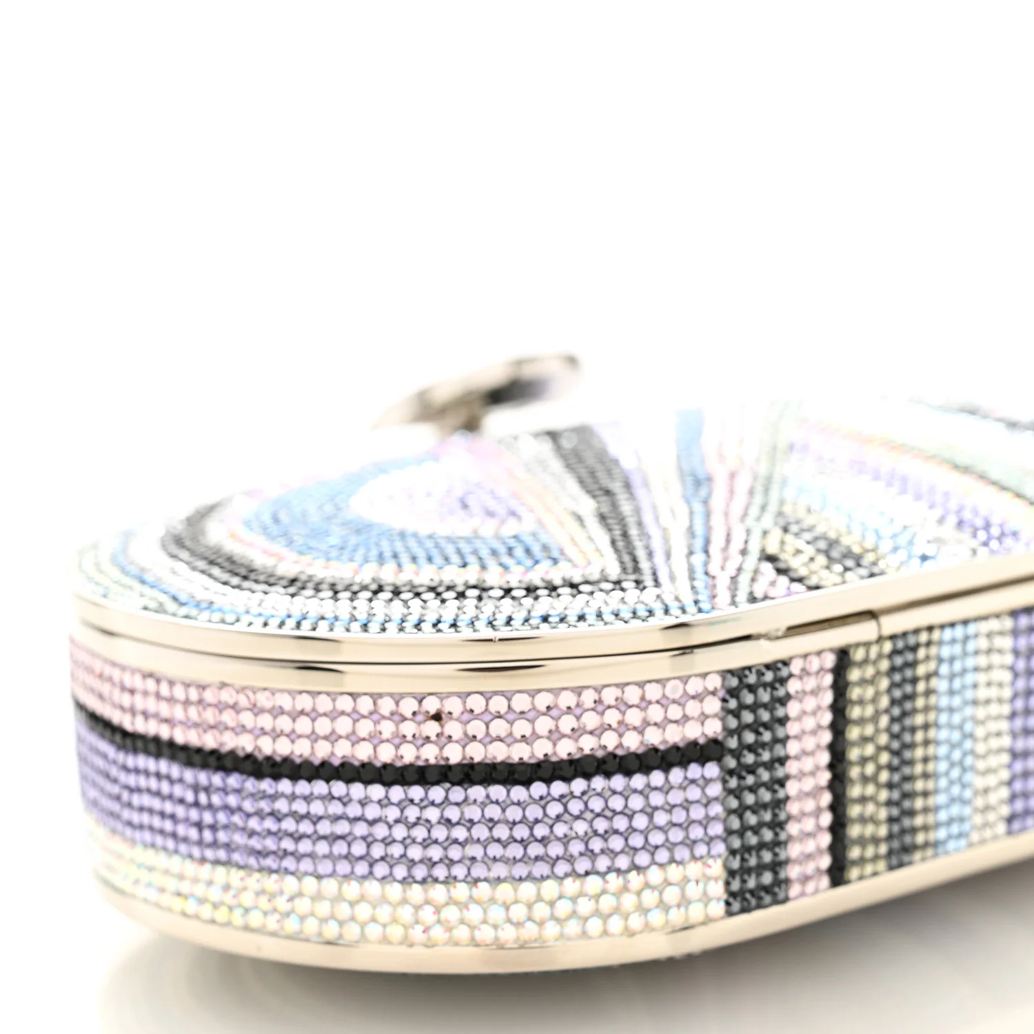 Swarovski Crystal Minaudiere Clutch Multicolor - Image 9
