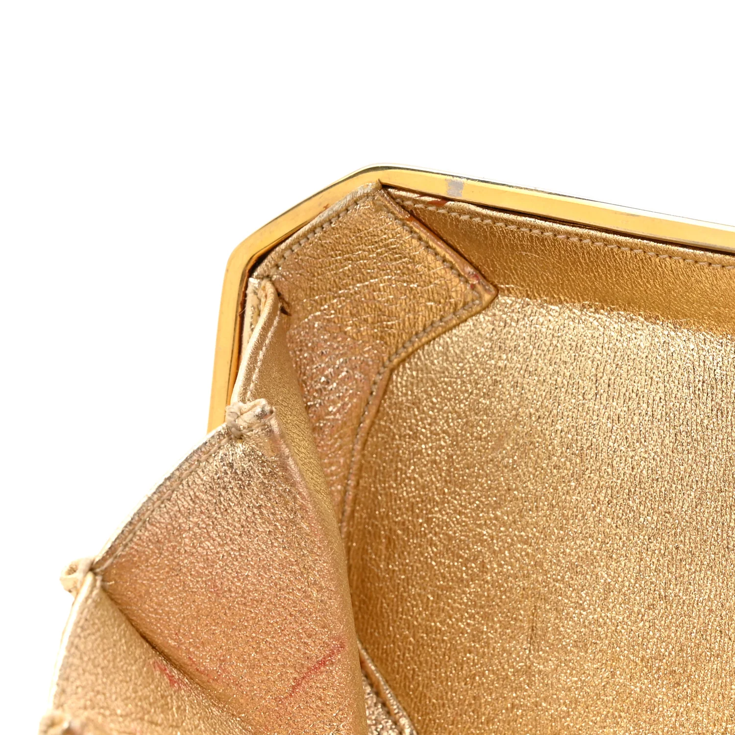 Swarovski Crystal Minaudiere Clutch Silver Gold - Image 12