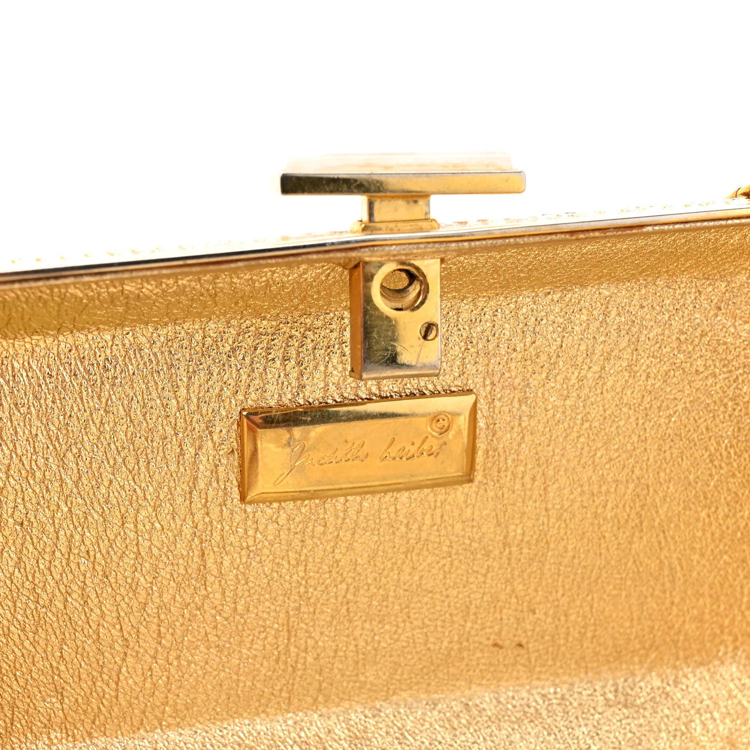 Swarovski Crystal Minaudiere Clutch Silver Gold - Image 7