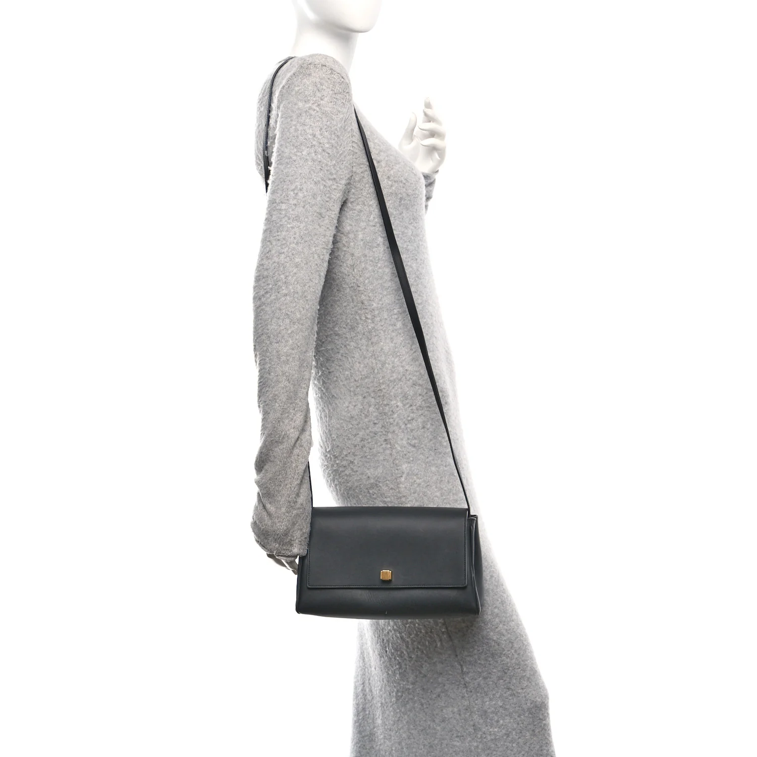 Calfskin Audrey Crossbody Black - Image 2
