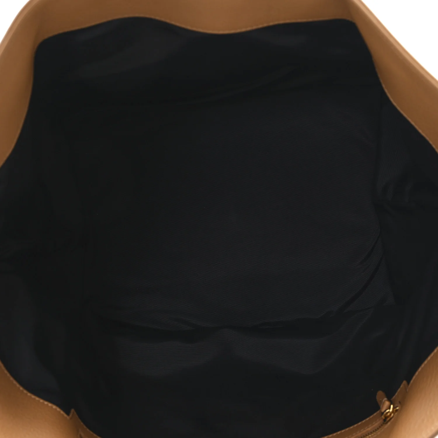 Pebbled Calfskin Medium Amelia Tote Nougat - Image 5
