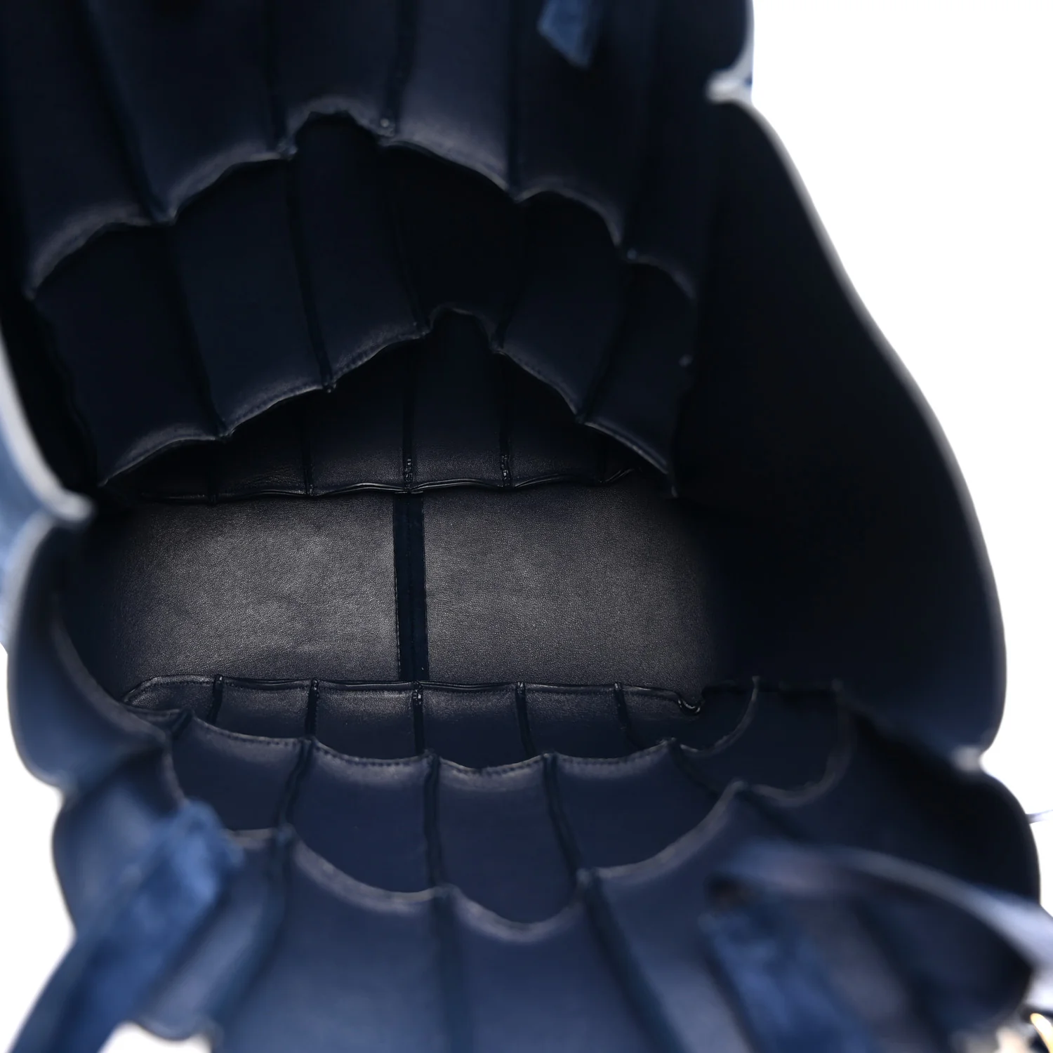 Suede Calfskin Kidskin Zoe Tote Midnight - Image 6