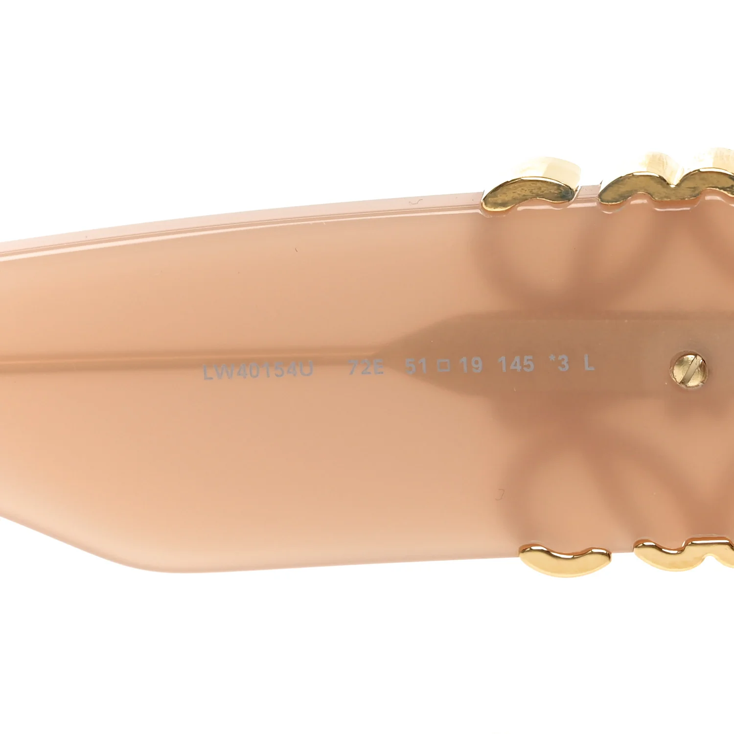 Acetate Anagram Cat Eye Sunglasses LW40154U Light Pink - Image 6