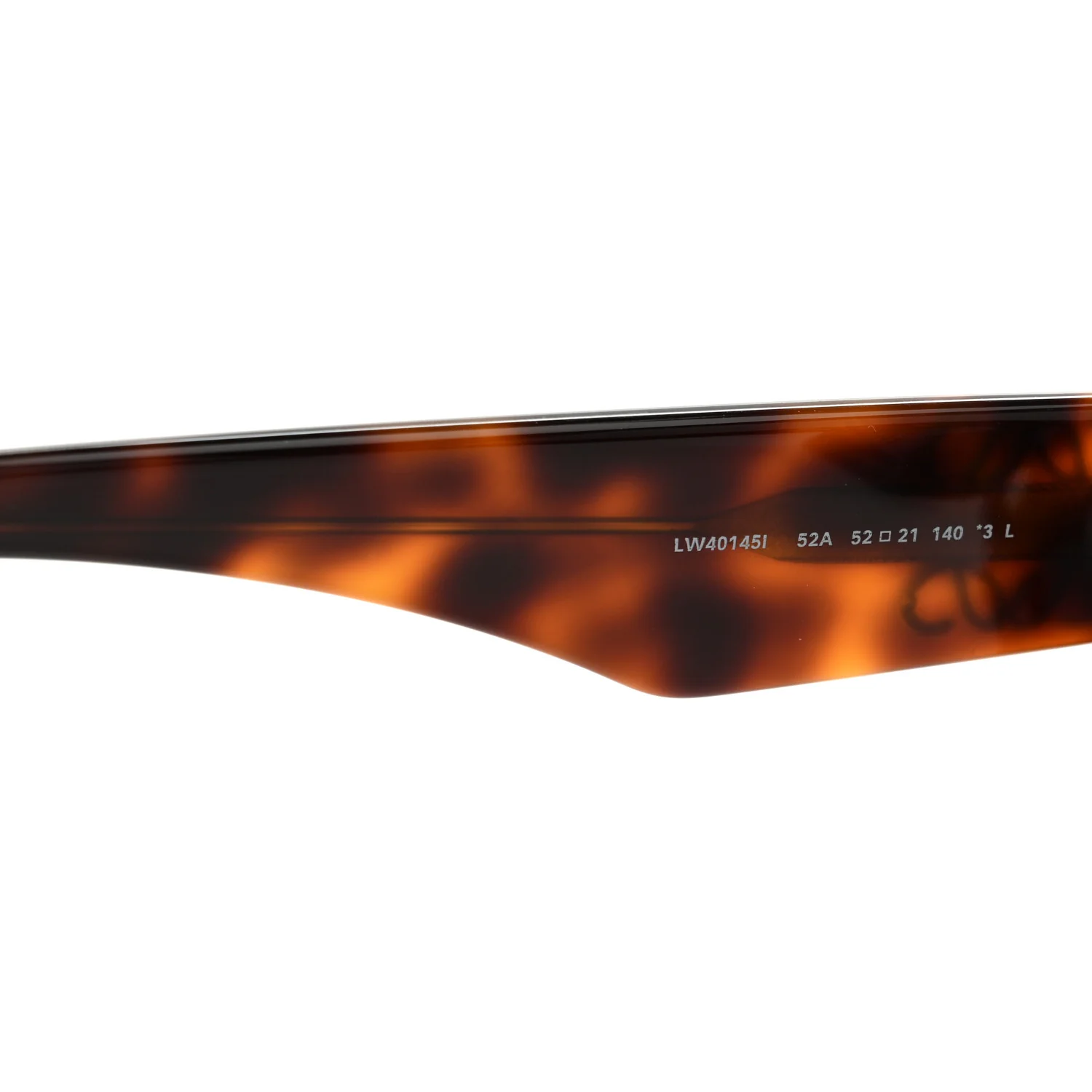 Acetate Cat Eye Sunglasses LW40145I Tortoise - Image 5