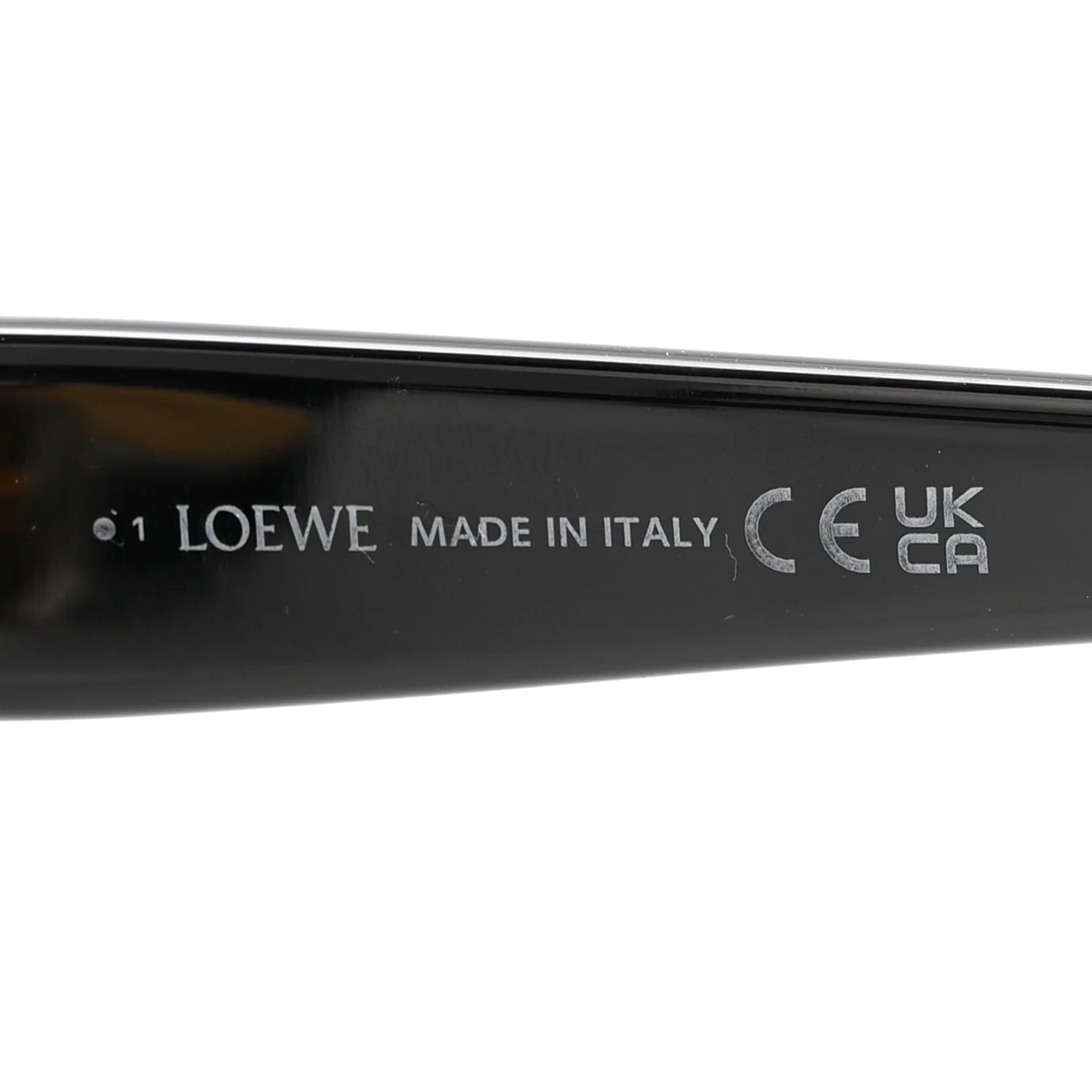 Acetate Cat Eye Swan Slim Sunglasses LW40178F Black - Image 5