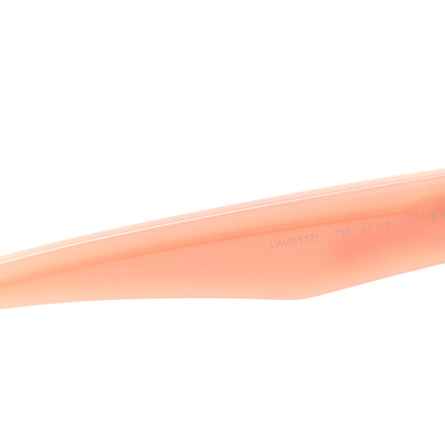 Acetate Curvy Round Sunglasses LW40112I Pink - Image 5