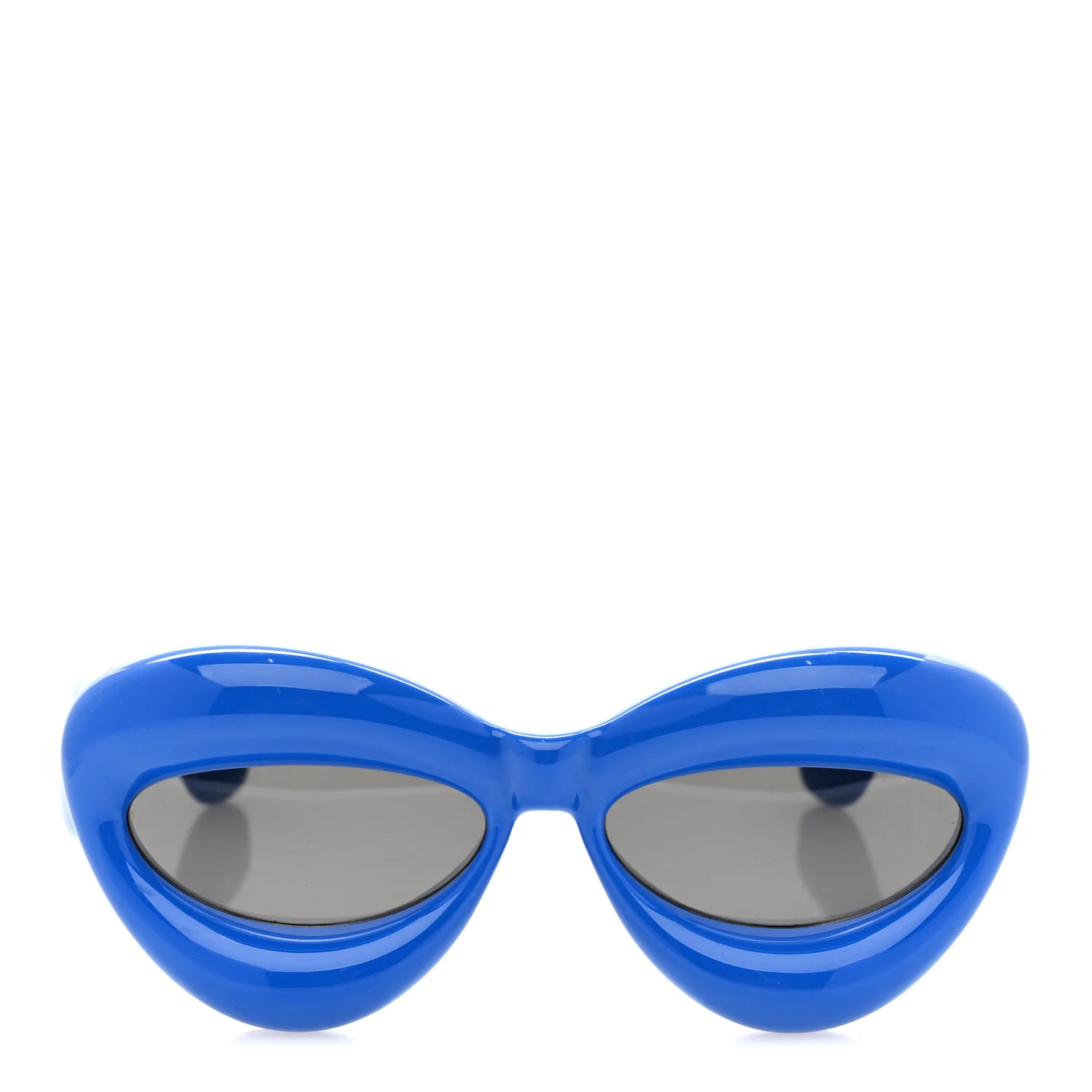 Acetate Inflated Cat-Eye Sunglasses LW40097I Blue - Image 2