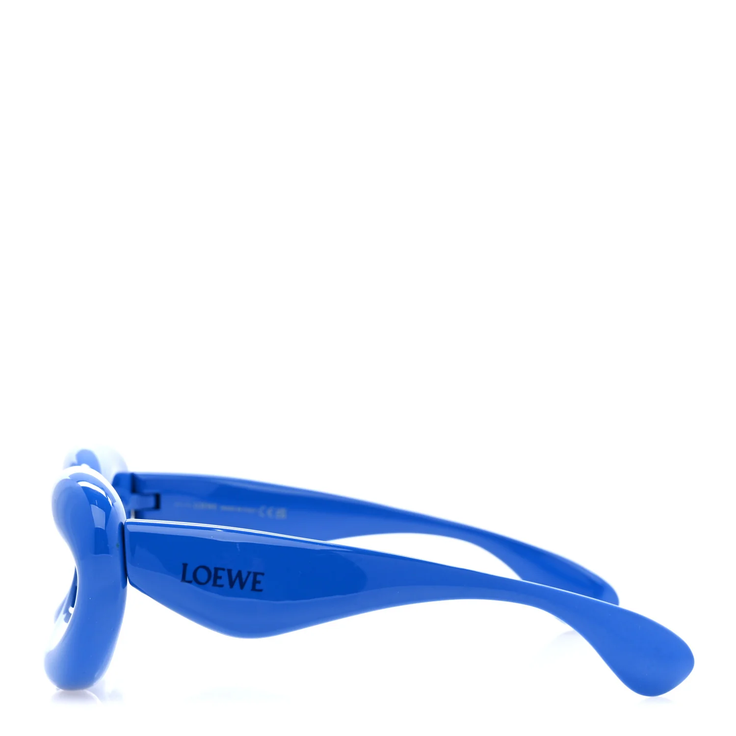 Acetate Inflated Cat-Eye Sunglasses LW40097I Blue - Image 3