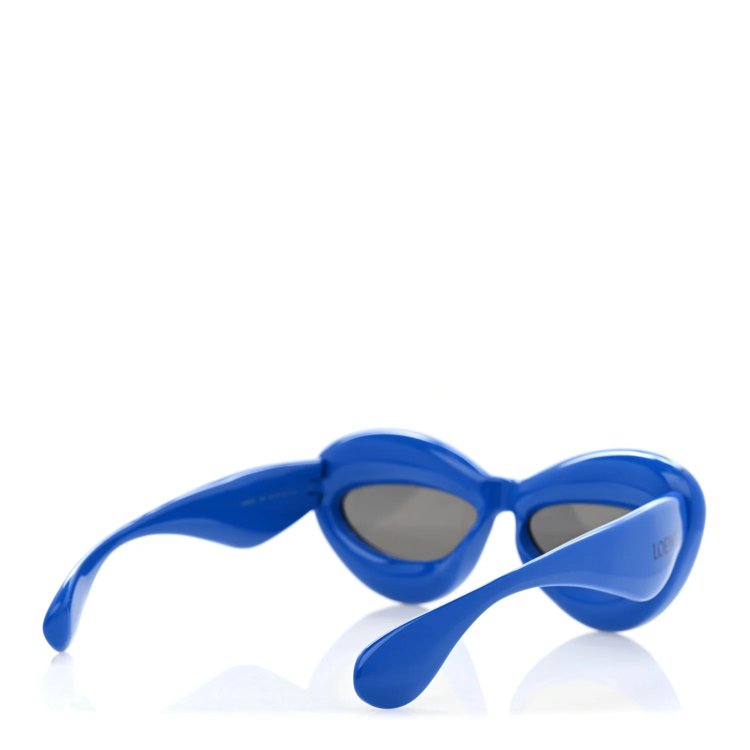 Acetate Inflated Cat-Eye Sunglasses LW40097I Blue - Image 4